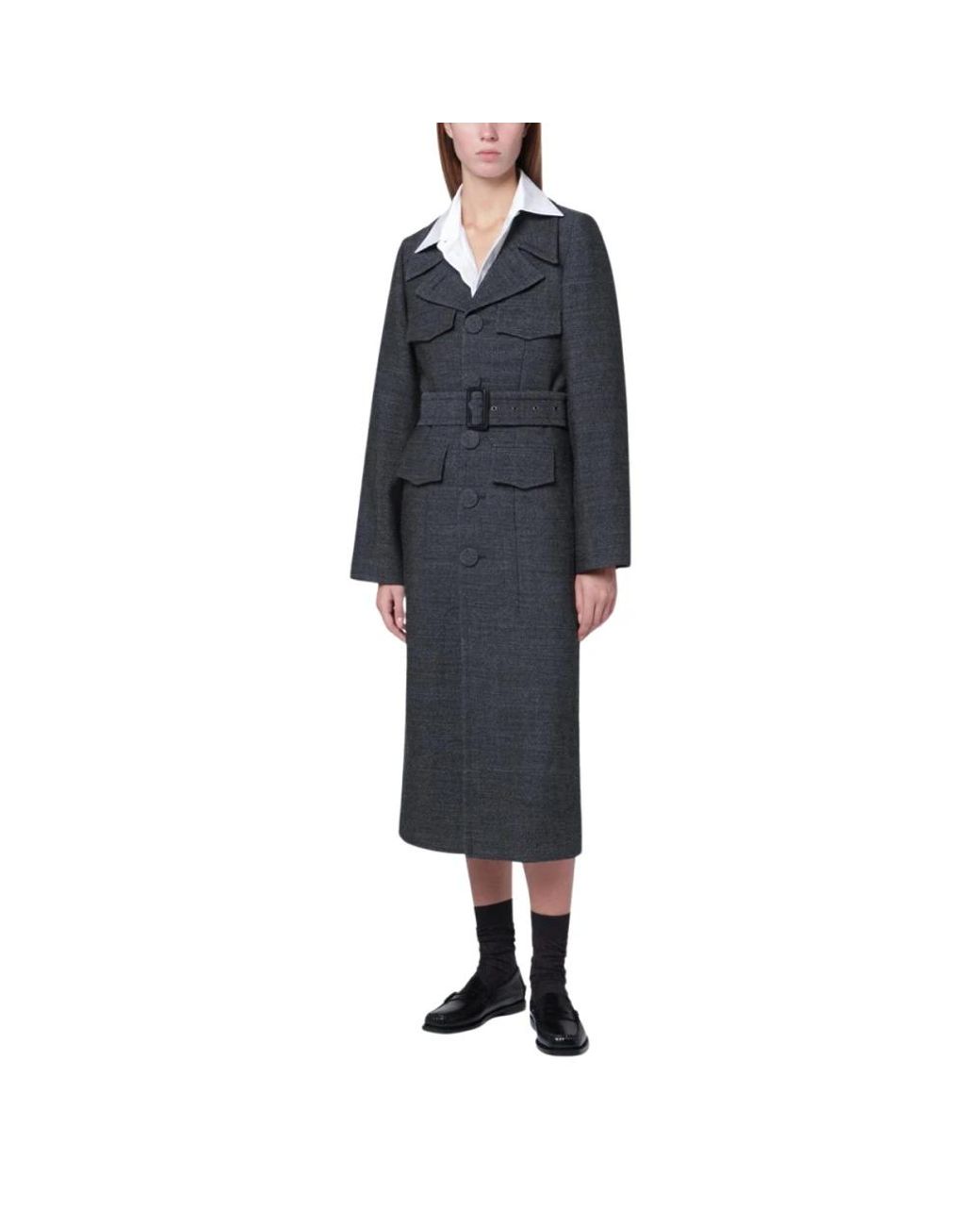 NAMACHEKO Black Belted Coats
