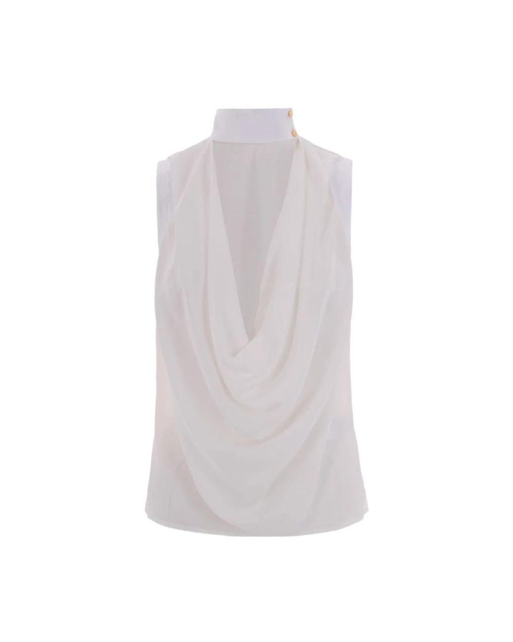 Elisabetta Franchi Gray Blouses