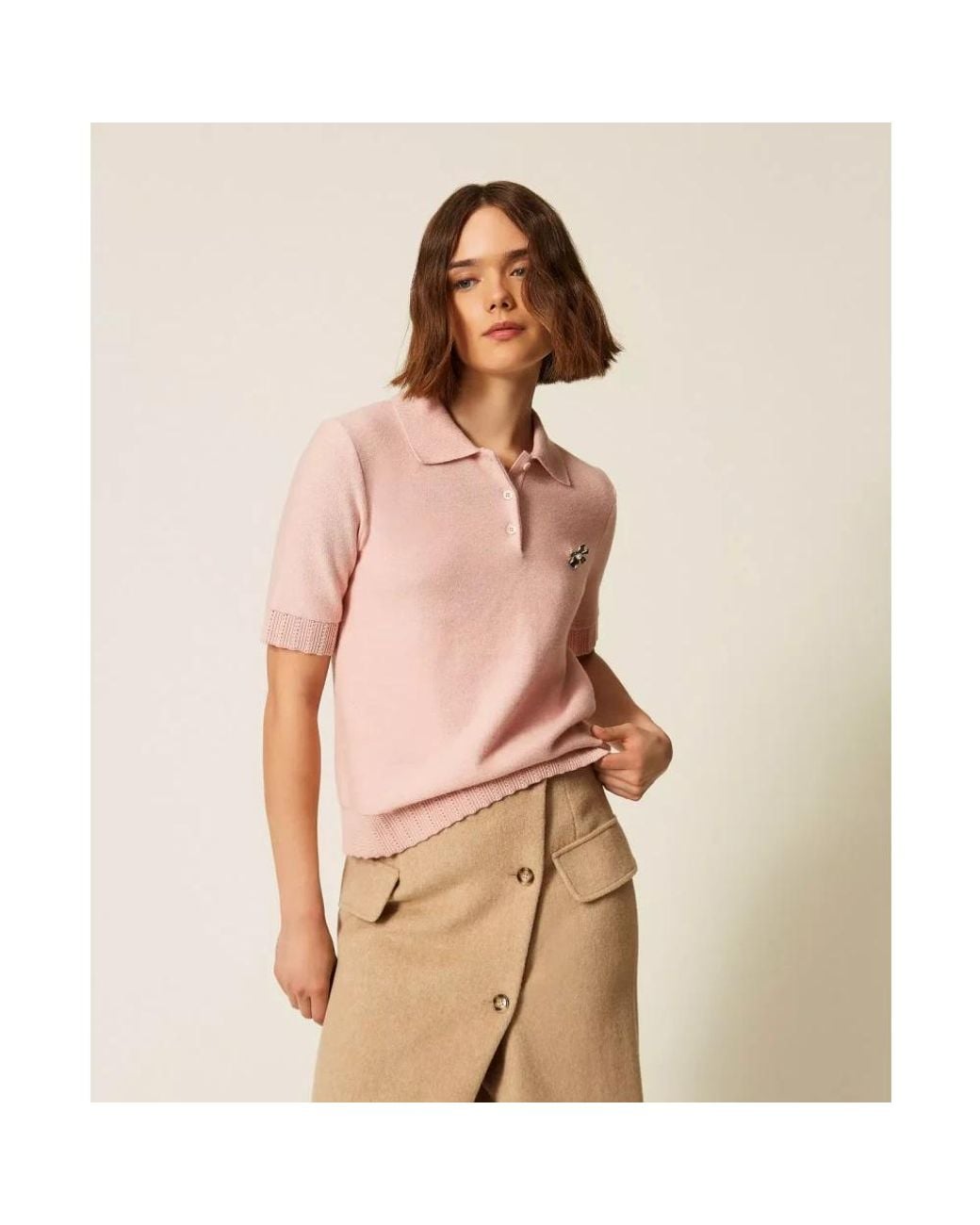 Twinset Pink Polo Shirts