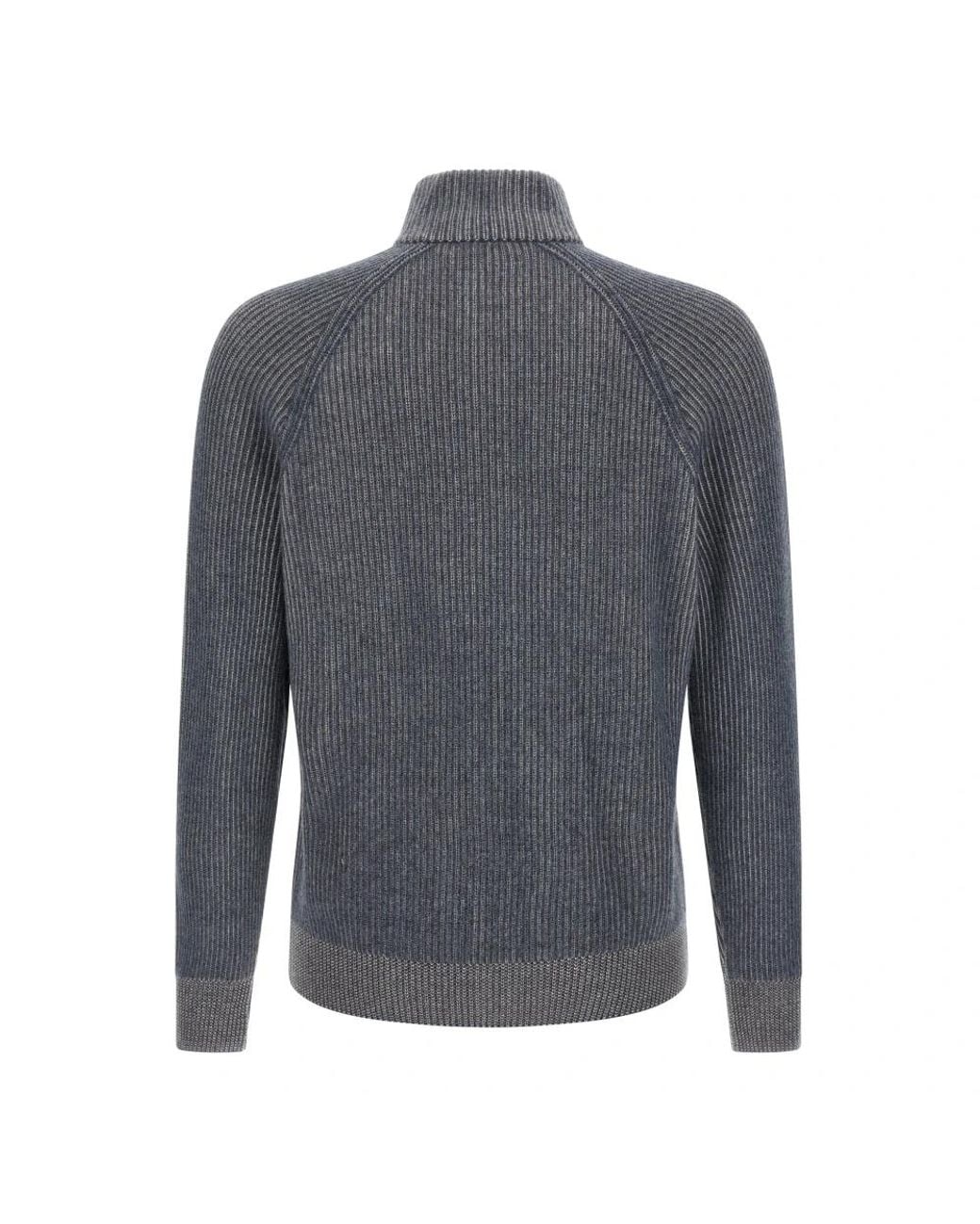 Cardigans Brunello Cucinelli de hombre de color Gray