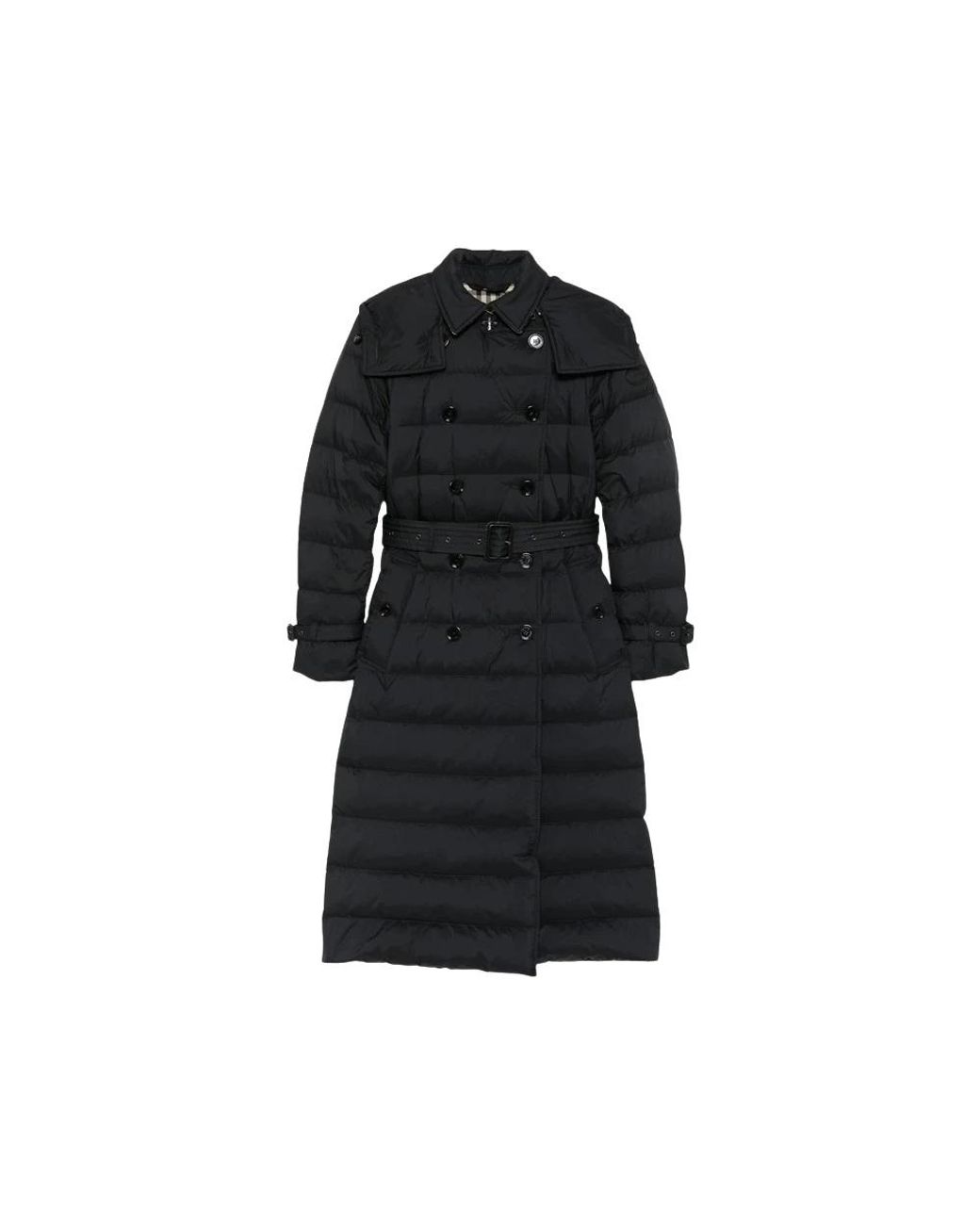 Down Coats Burberry en coloris Black
