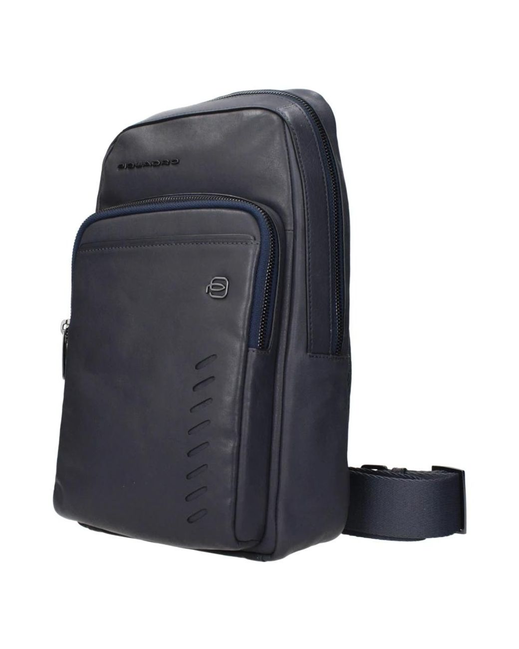 Piquadro Blue Cross Body Bags for men