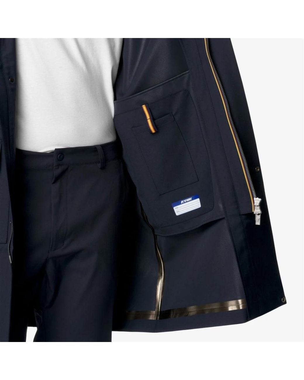 K-Way Blue Parkas for men