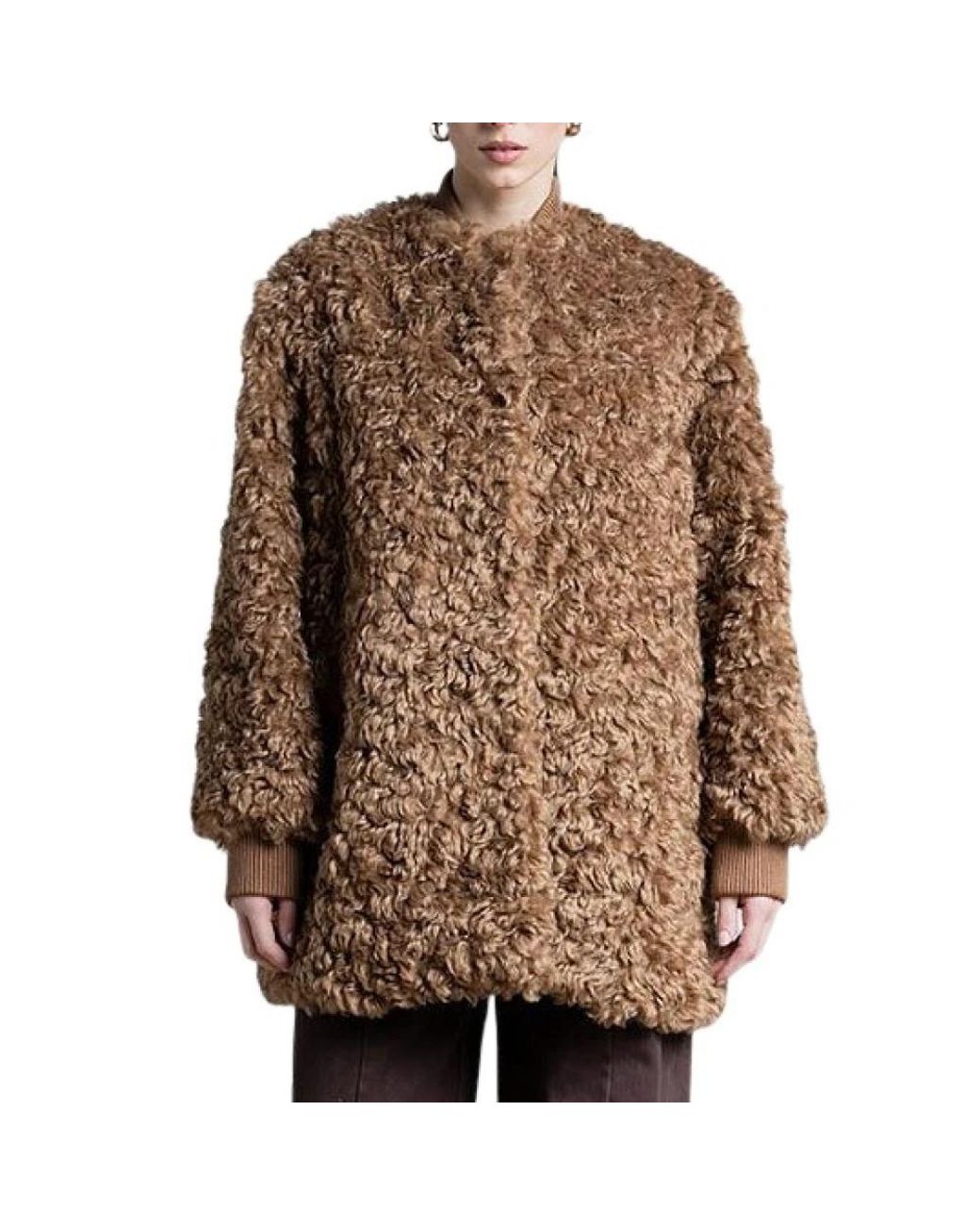 Kaos Brown Faux Fur & Shearling Jackets