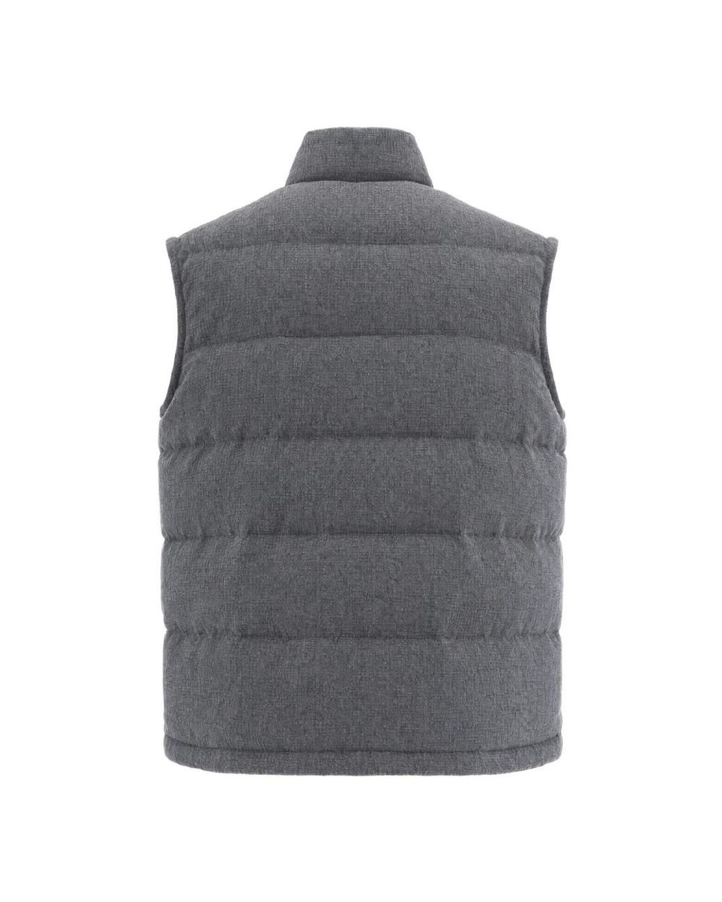 Vests Eleventy de hombre de color Gray