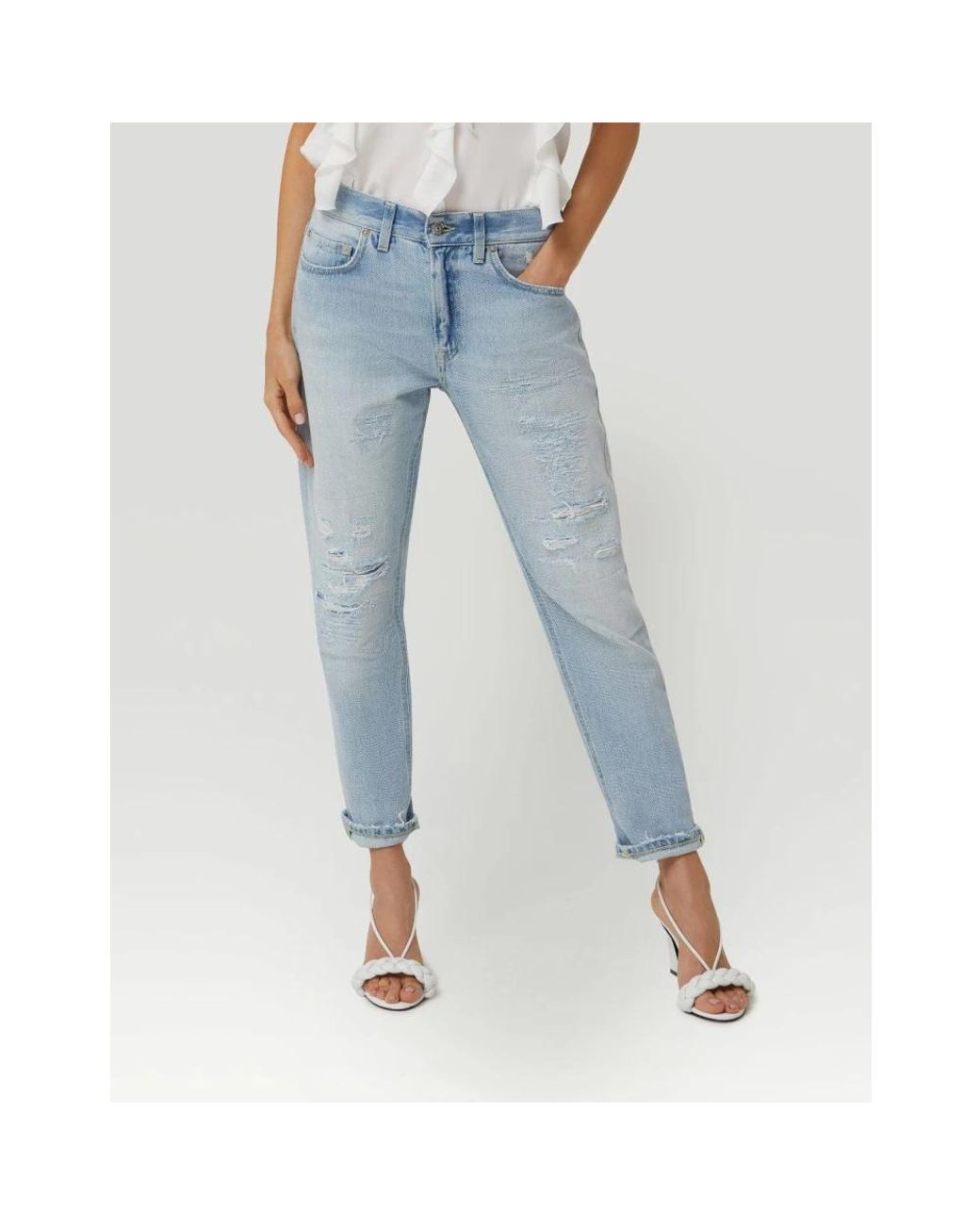 Dondup Blue Slim Fit Jeans