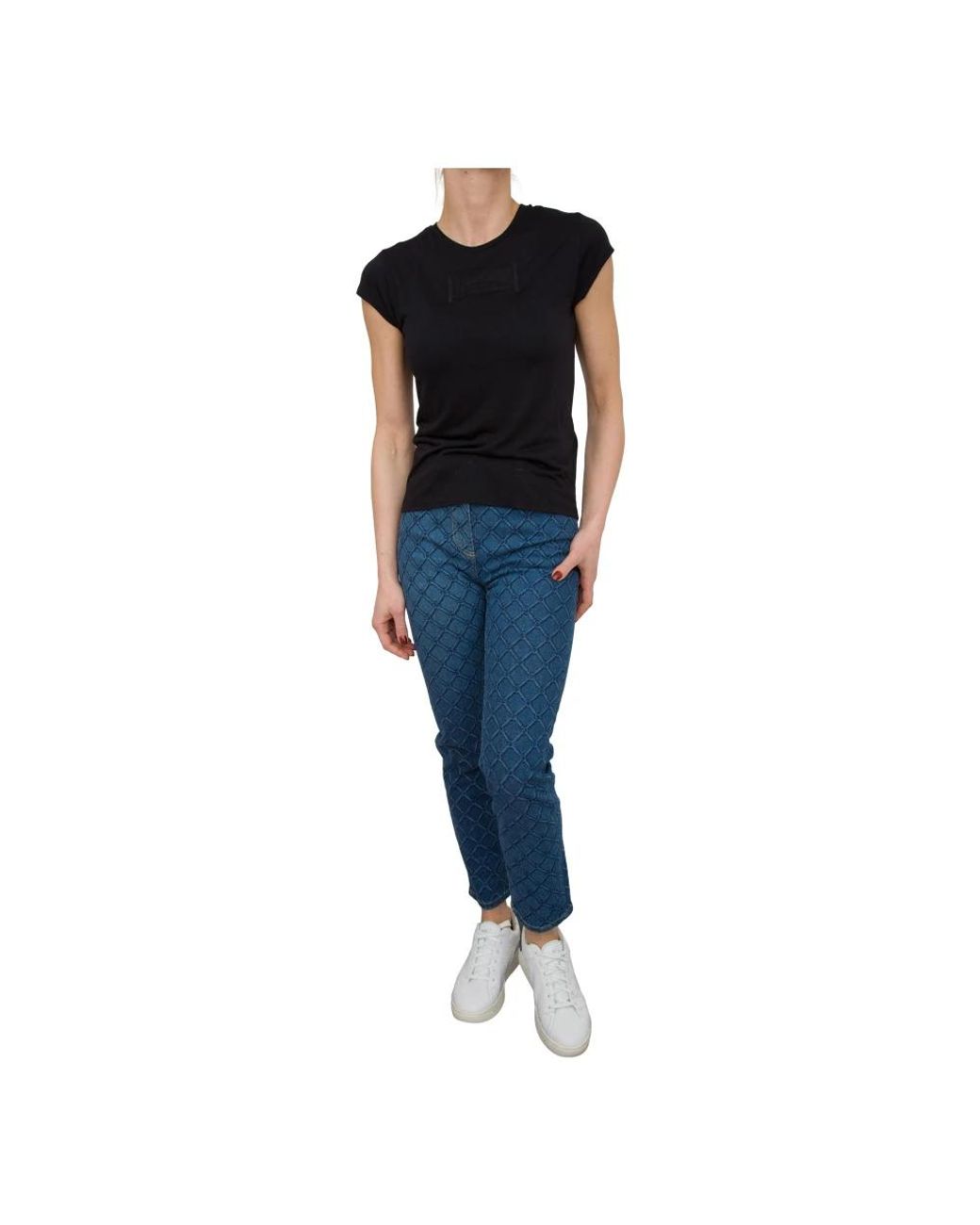 Elisabetta Franchi Black T-Shirts
