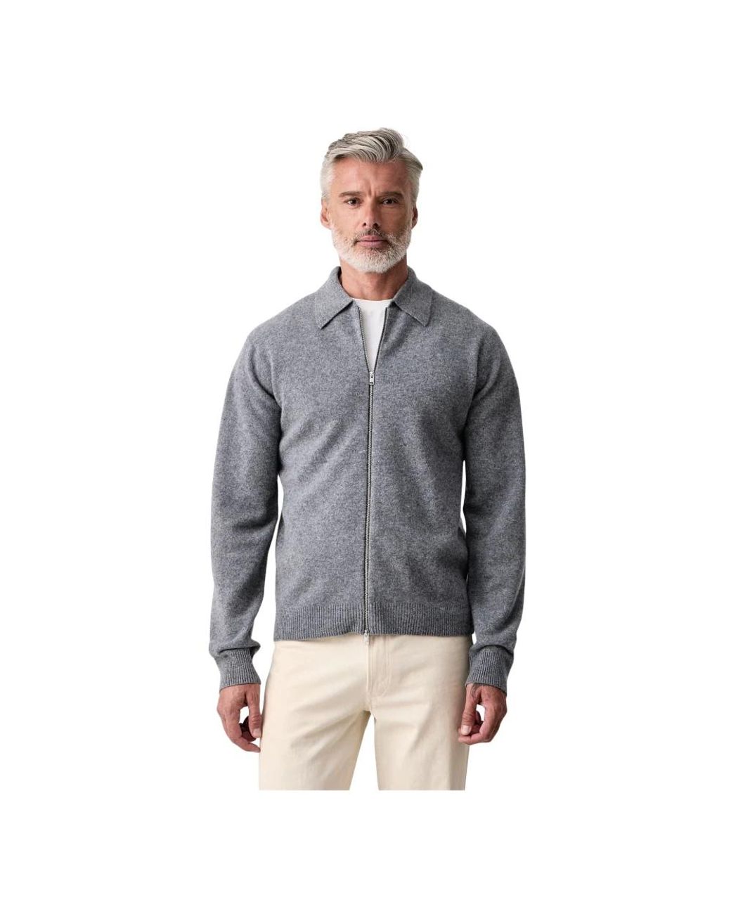 Cardigans Lindbergh pour homme en coloris Gray