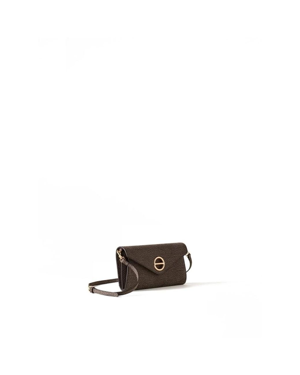 Borbonese Brown Mini Bag Portacarte
