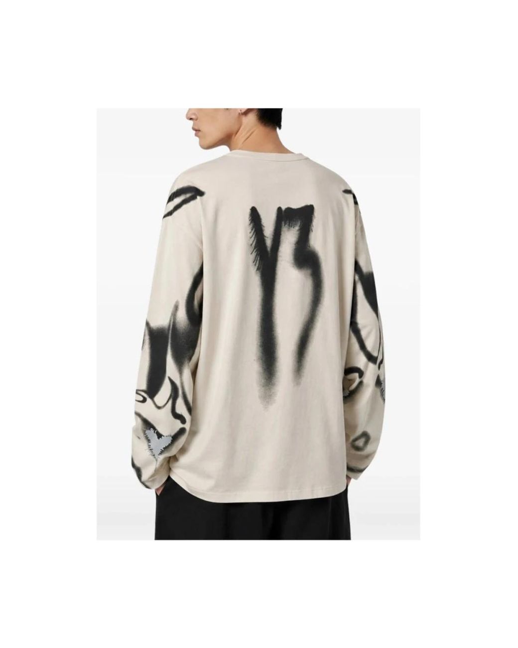 Y-3 Gray Long Sleeve T-Shirts for men