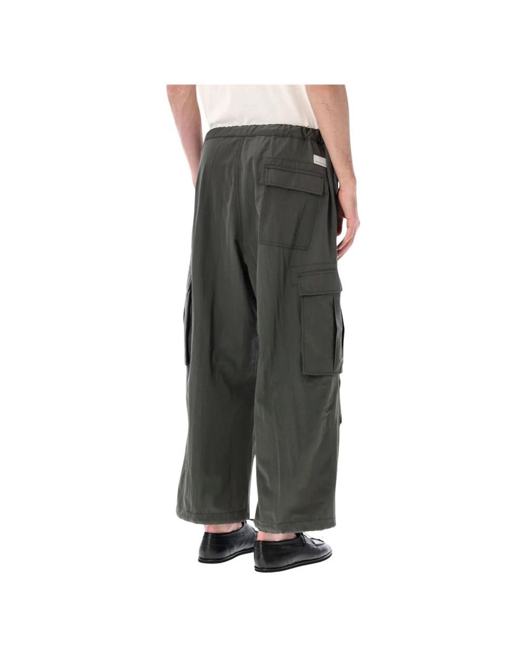 Nine:inthe:morning Gray Wide Trousers for men