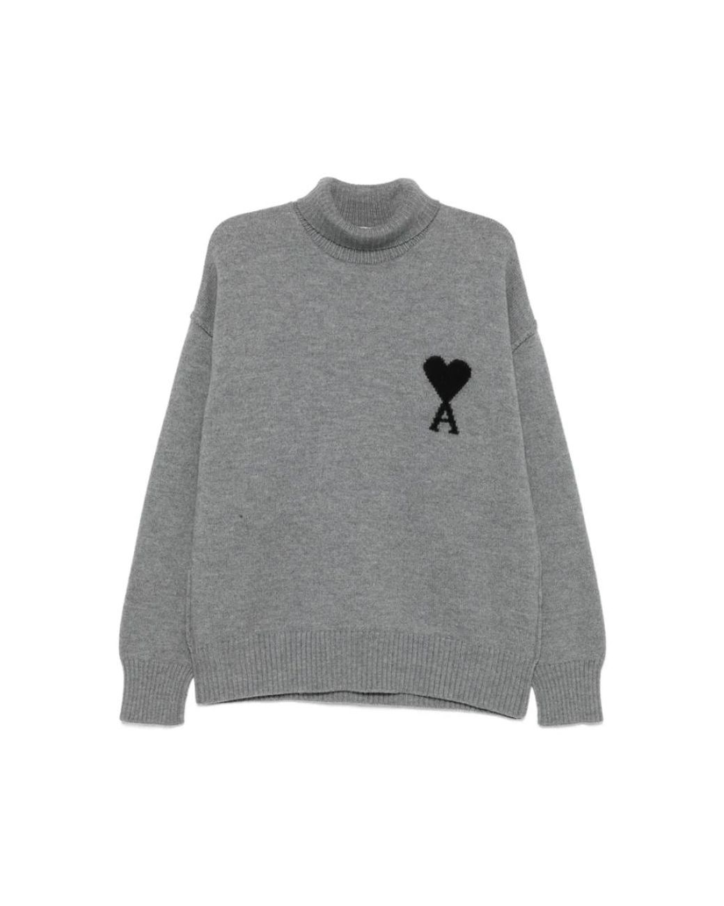 Turtlenecks AMI de hombre de color Gray