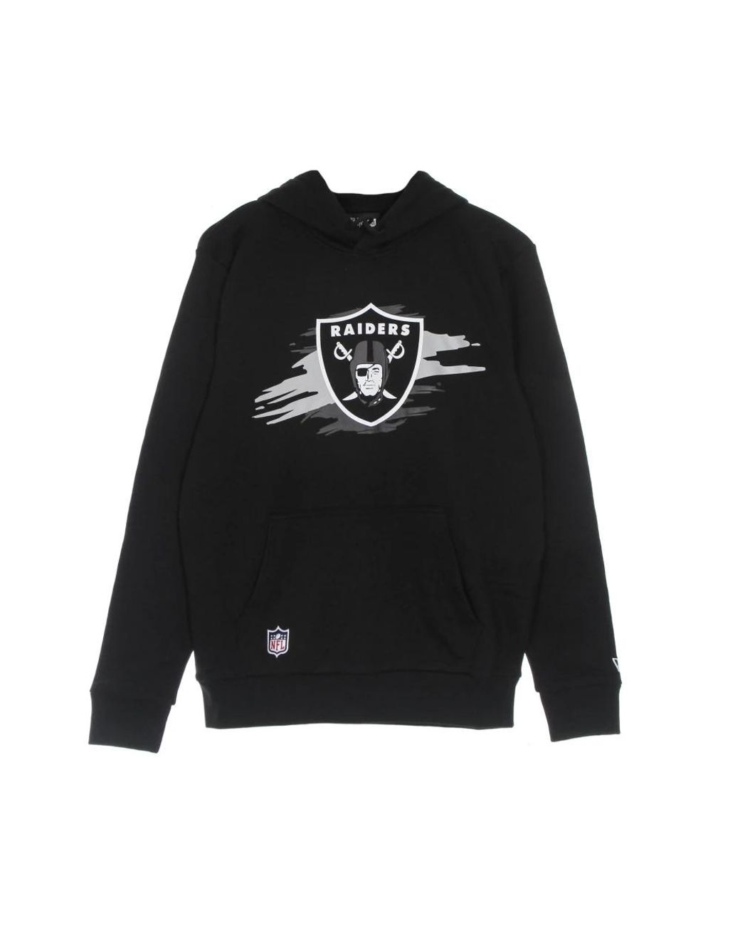 KTZ Black Hoodie Nfl Tear Logo Hoodie Lasrai for men