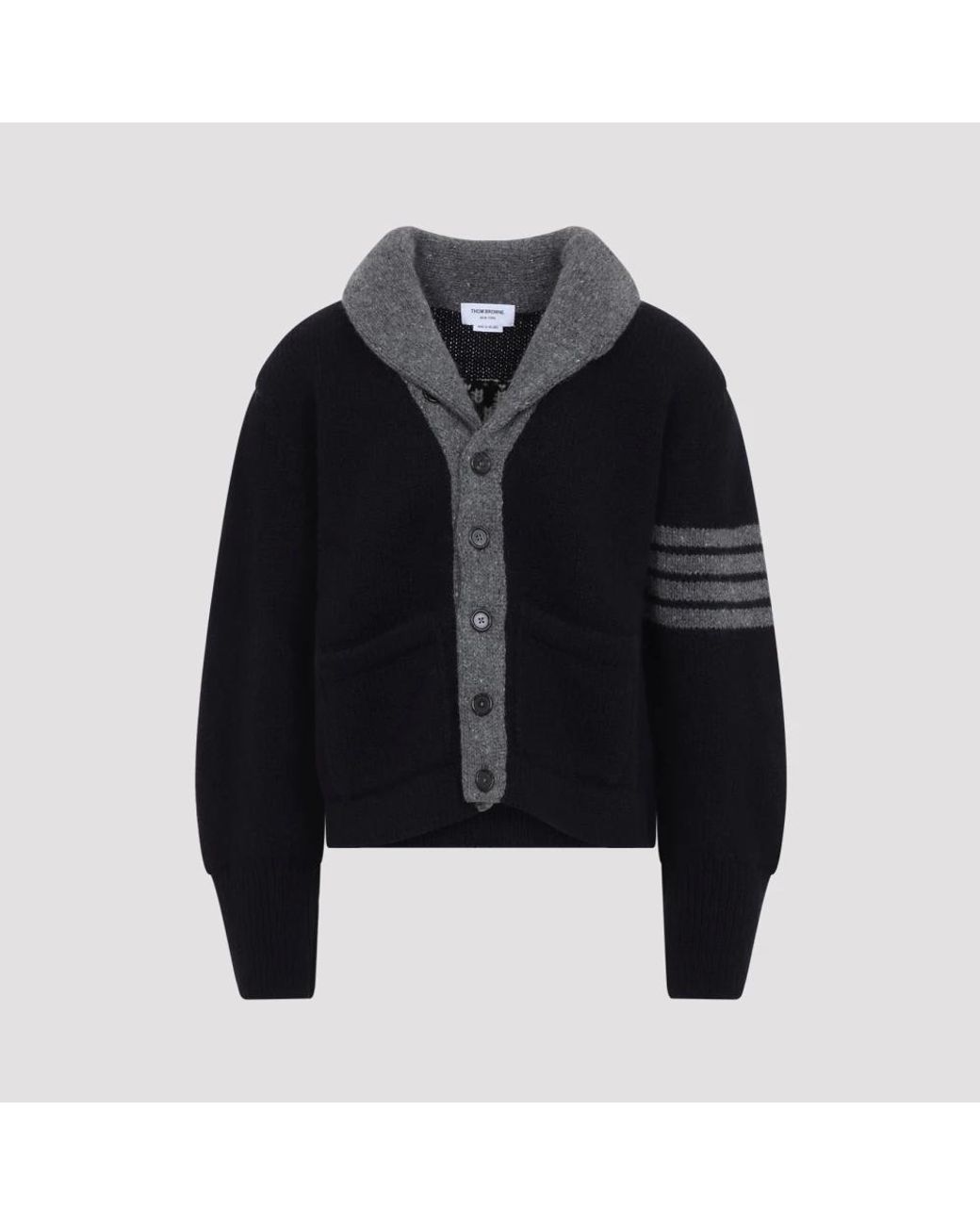 Cardigans Thom Browne de hombre de color Black