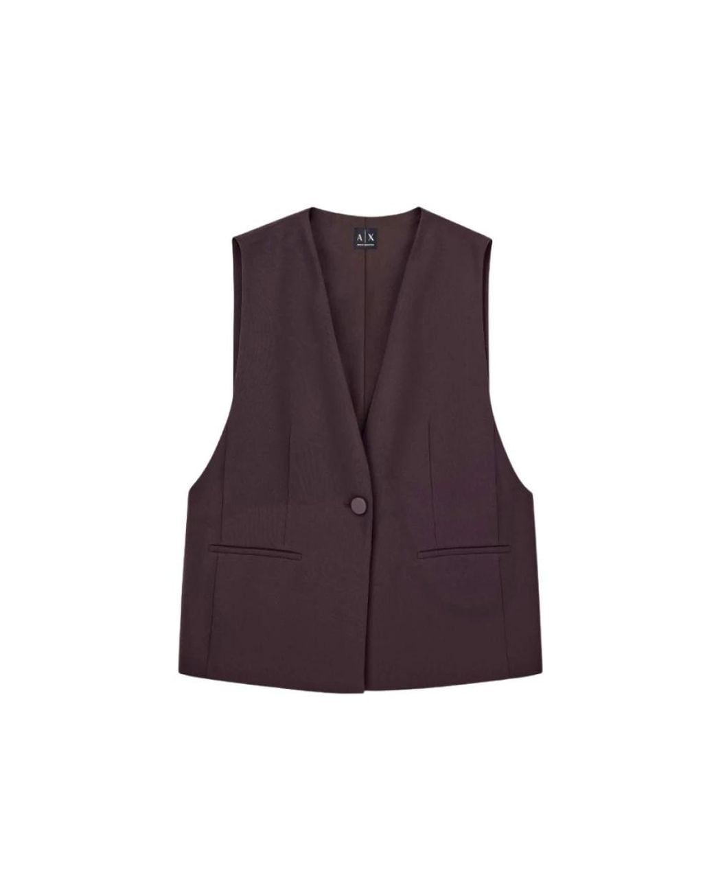 ARMANI EXCHANGE Purple Waistcoats