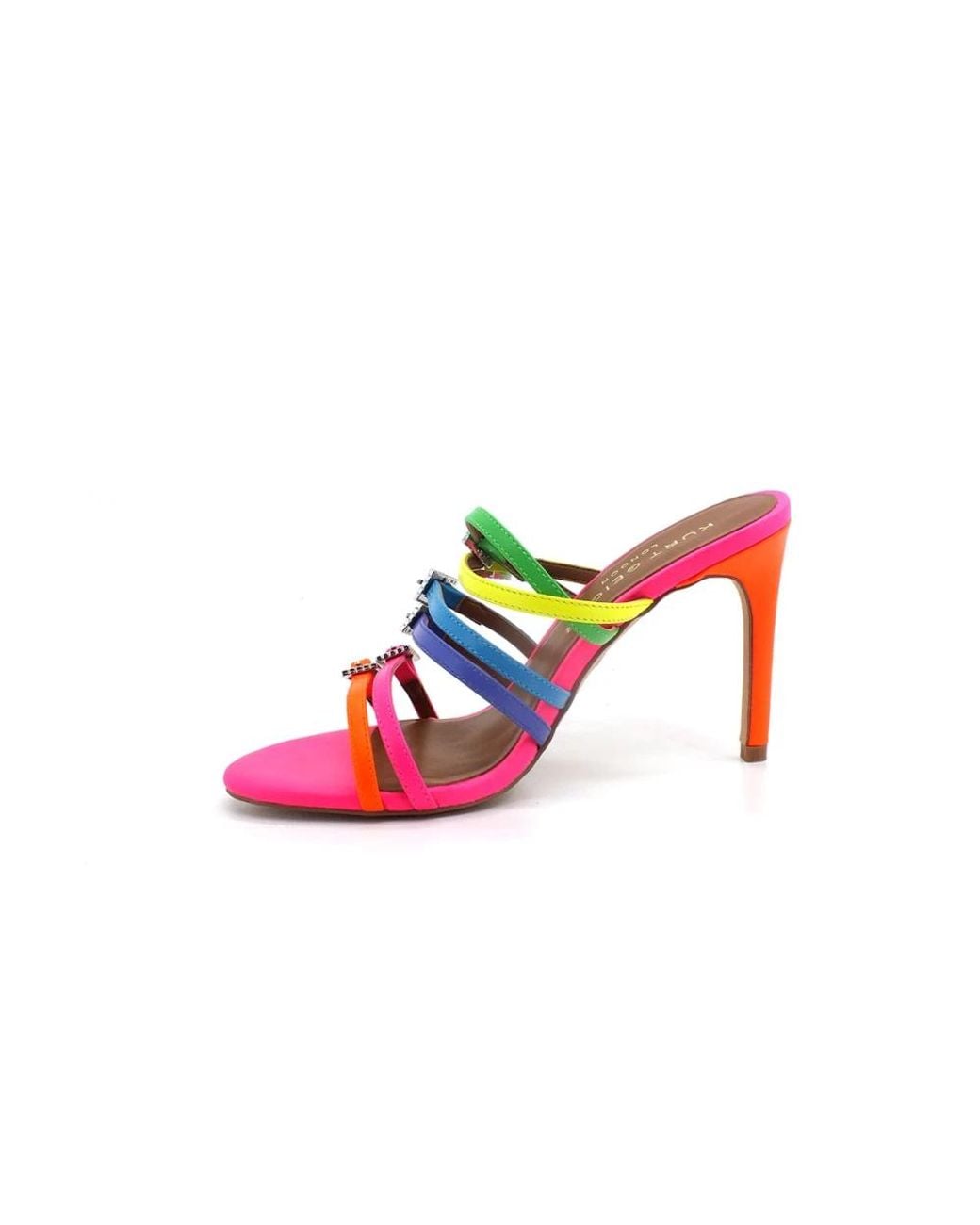 Kurt Geiger Pink Heeled Mules