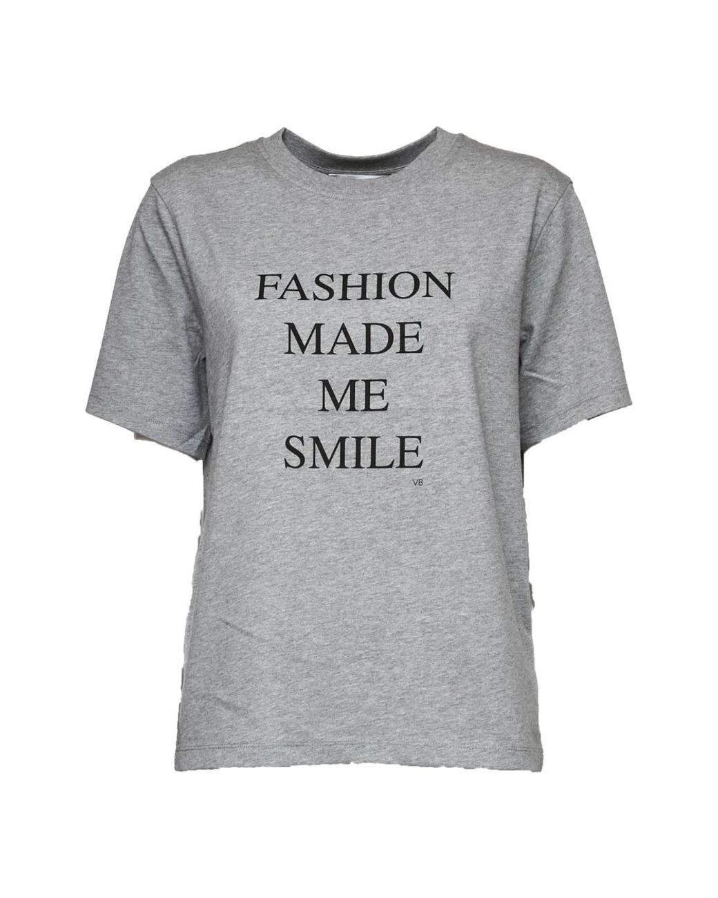 Victoria Beckham Gray T-Shirts