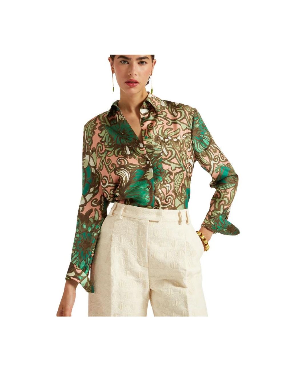LaDoubleJ Boy Shirt in het Green