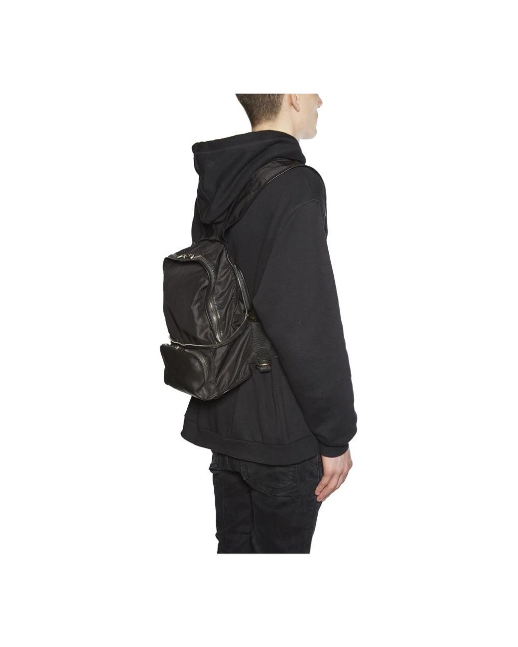 Backpacks Guidi de hombre de color Black