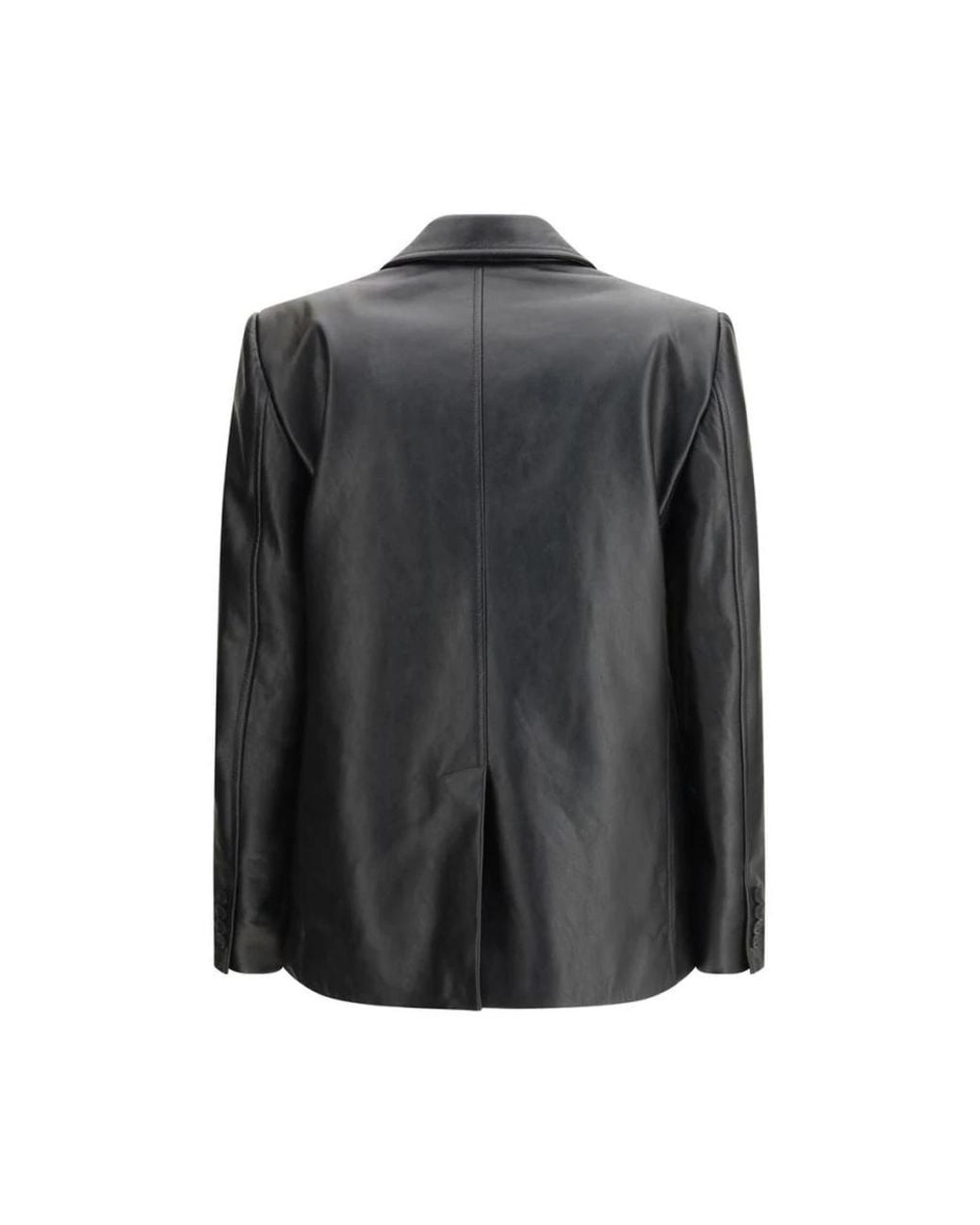 Balenciaga Black Leather Jackets