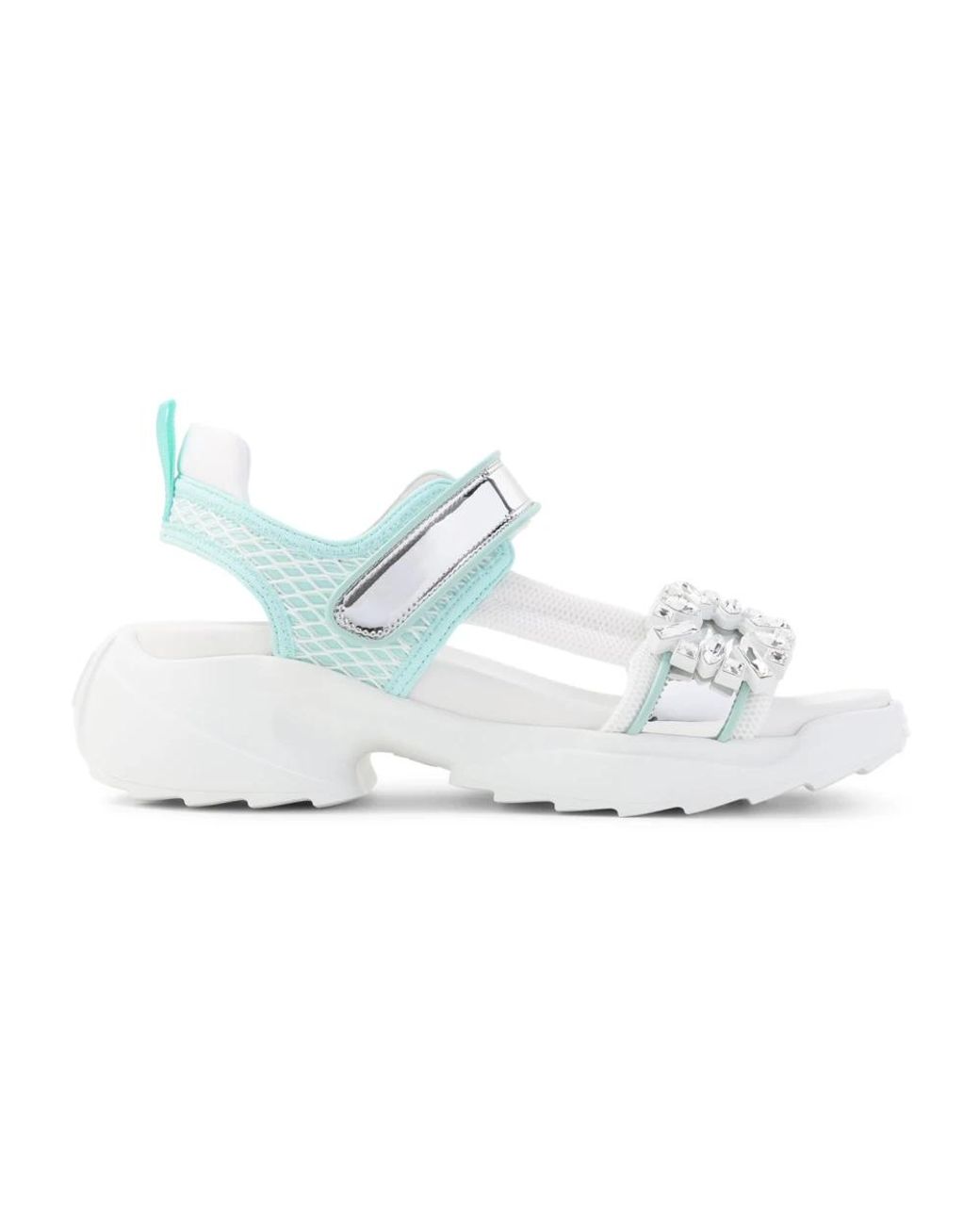 Roger Vivier Blue Flat Sandals