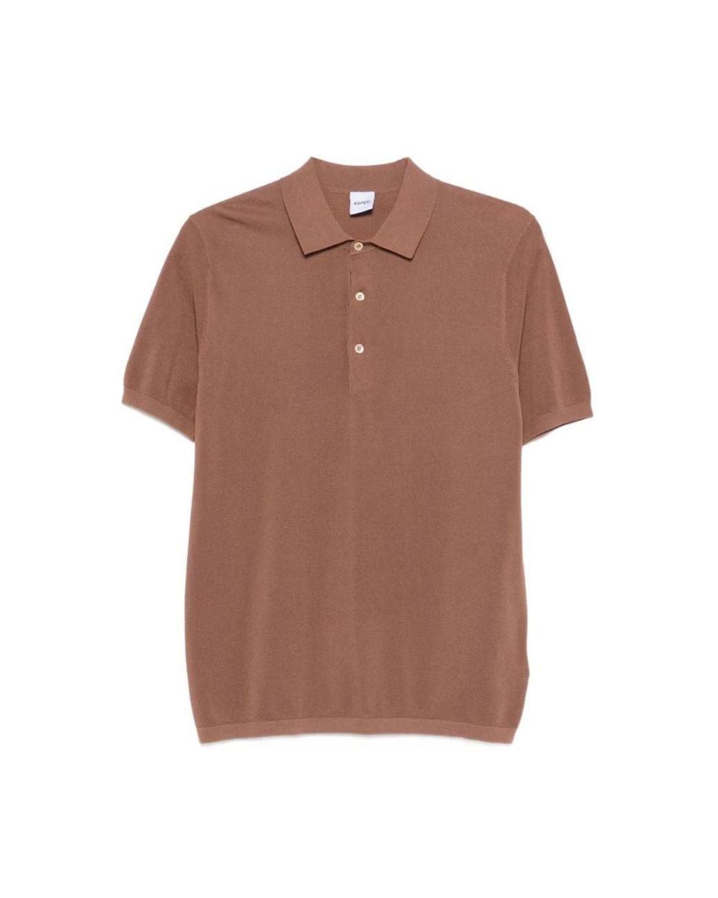 Aspesi Brown Round-Neck Knitwear for men