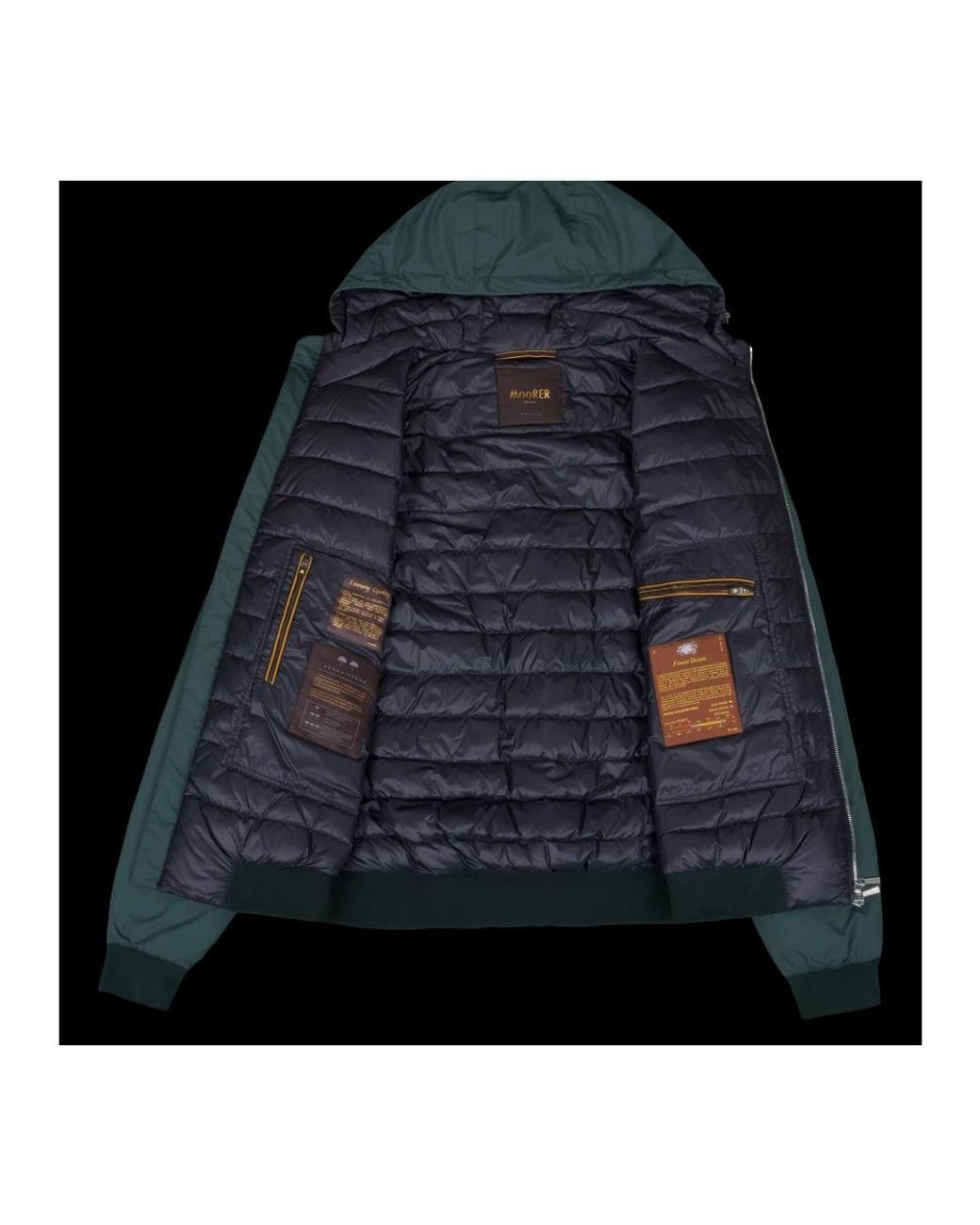 Moorer Jassen ,Blauw ,Polyester Oniro-Stp Jacket in het Blue voor heren