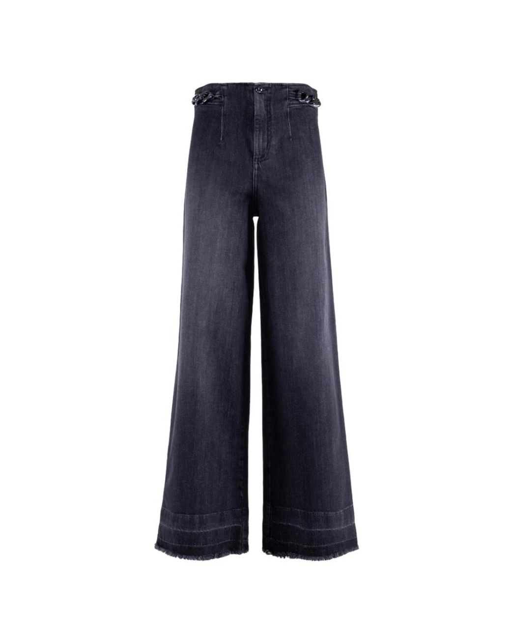 Nenette Blue Wide Jeans