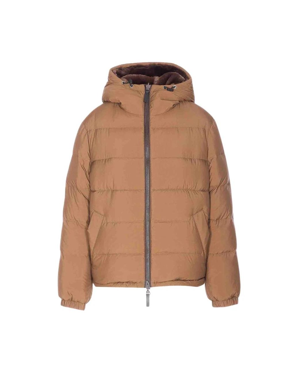 Yves Salomon Brown Winter Jackets