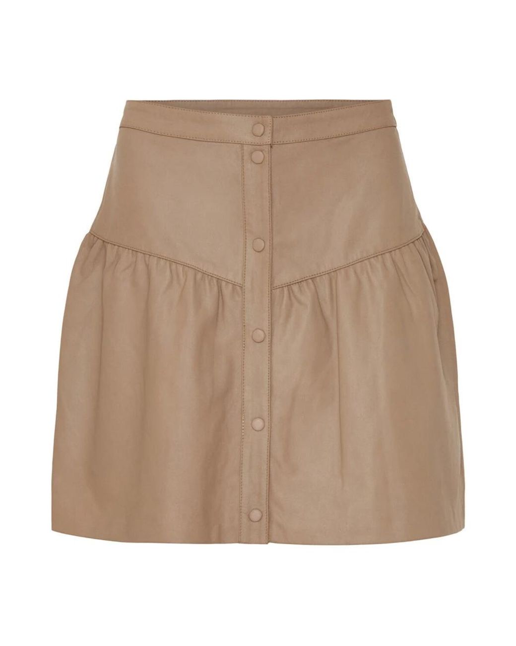 Notyz Brown Leather Skirts