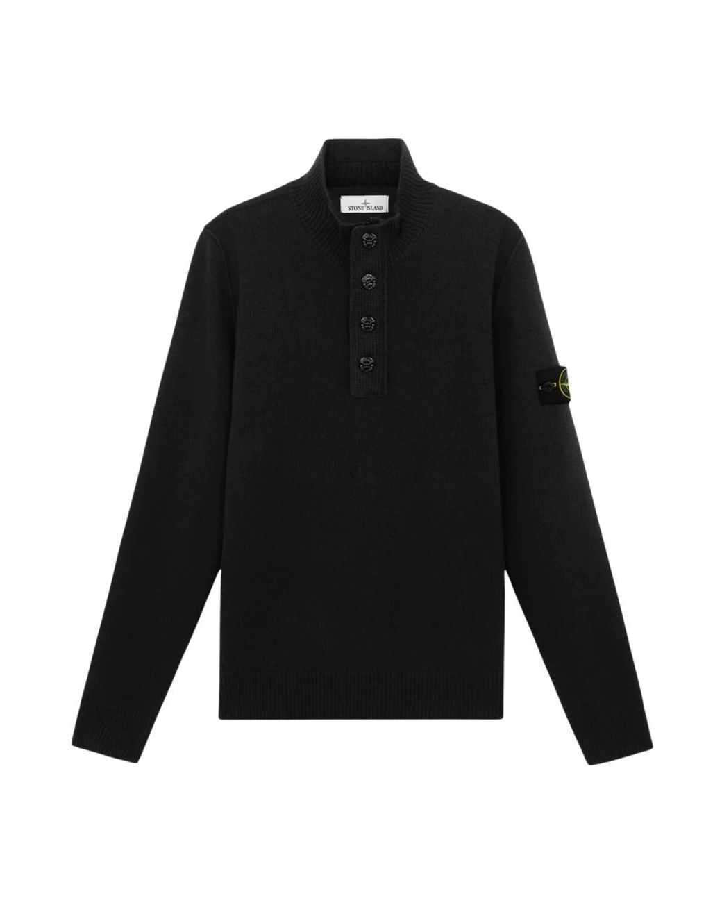 Stone Island Black Turtlenecks for men