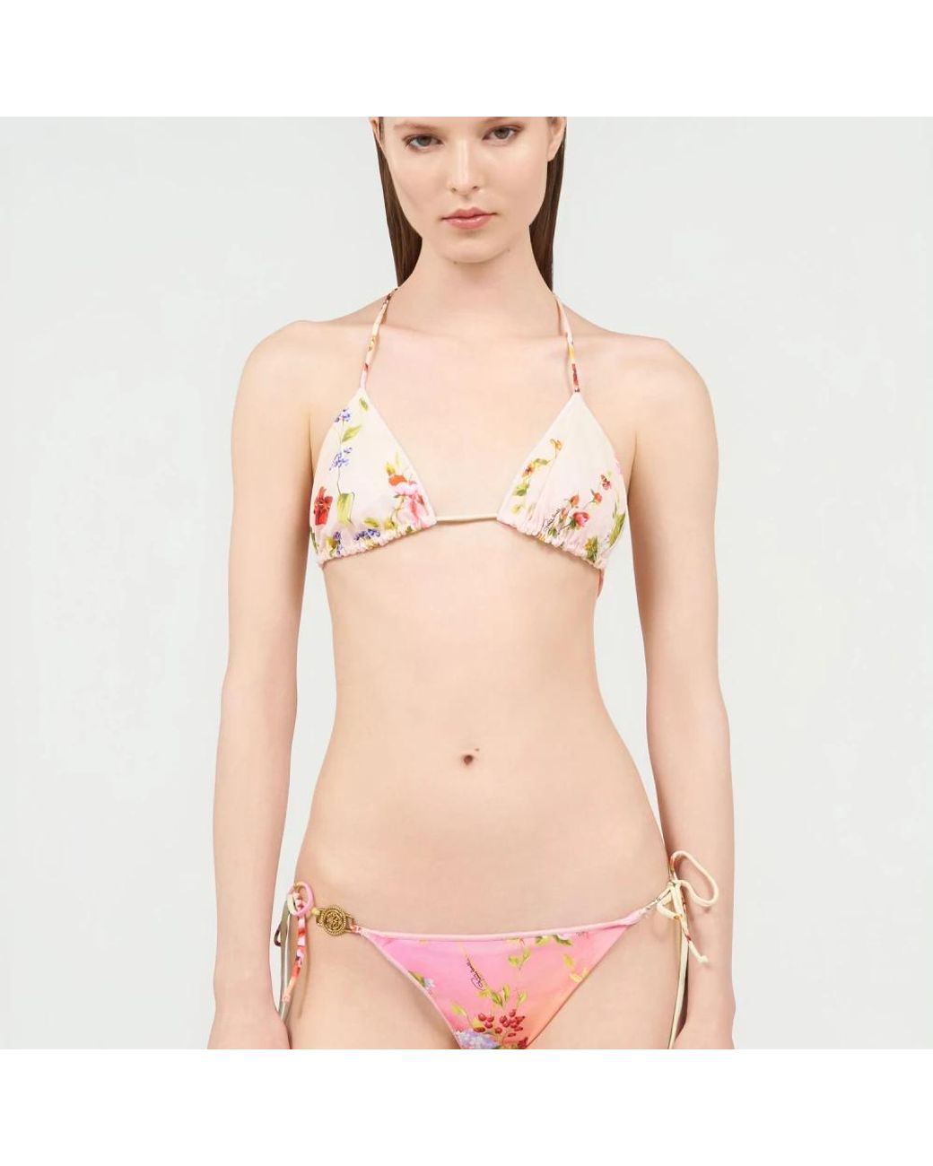 Roberto Cavalli Pink Bikinis