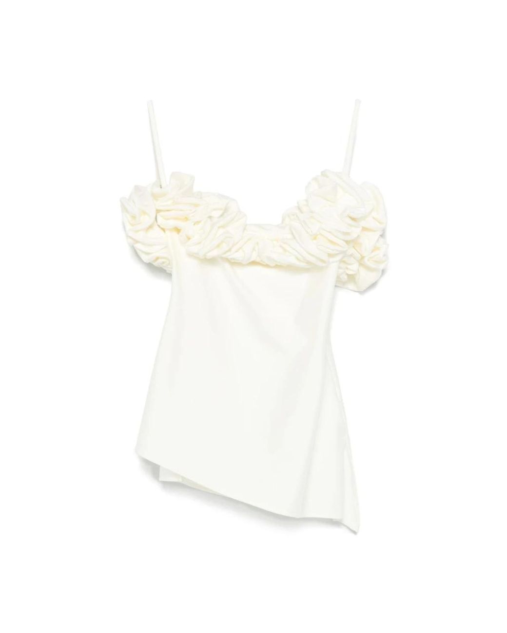 Coperni White Sleeveless Tops