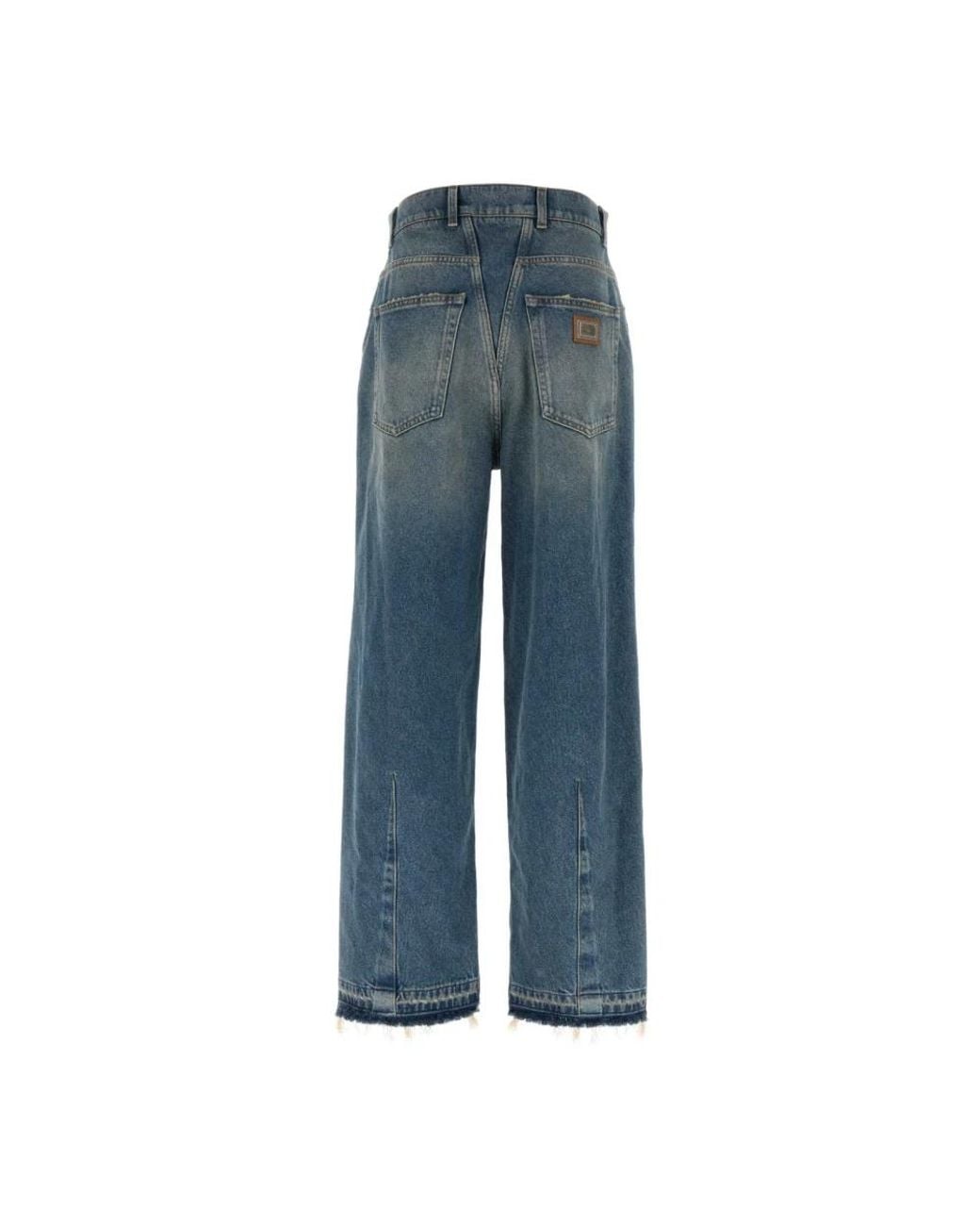 Dolce & Gabbana Blue Wide Jeans