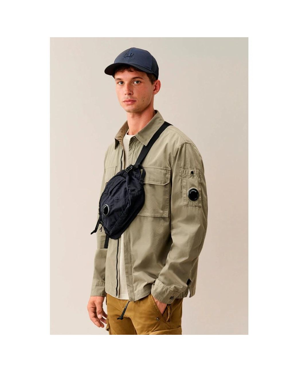 C P Company Blue Bum Bags for men