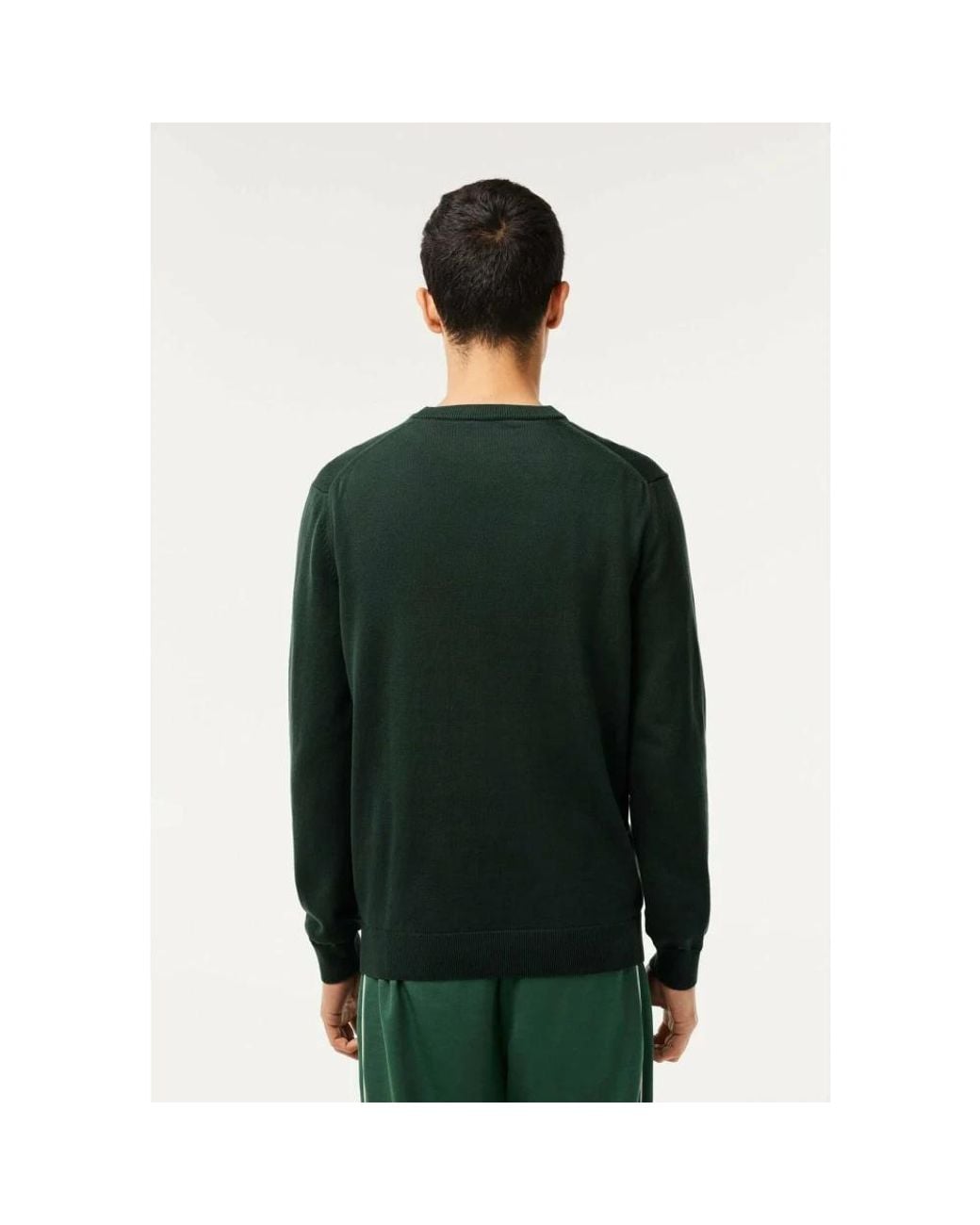 Lacoste Green Round-Neck Knitwear for men