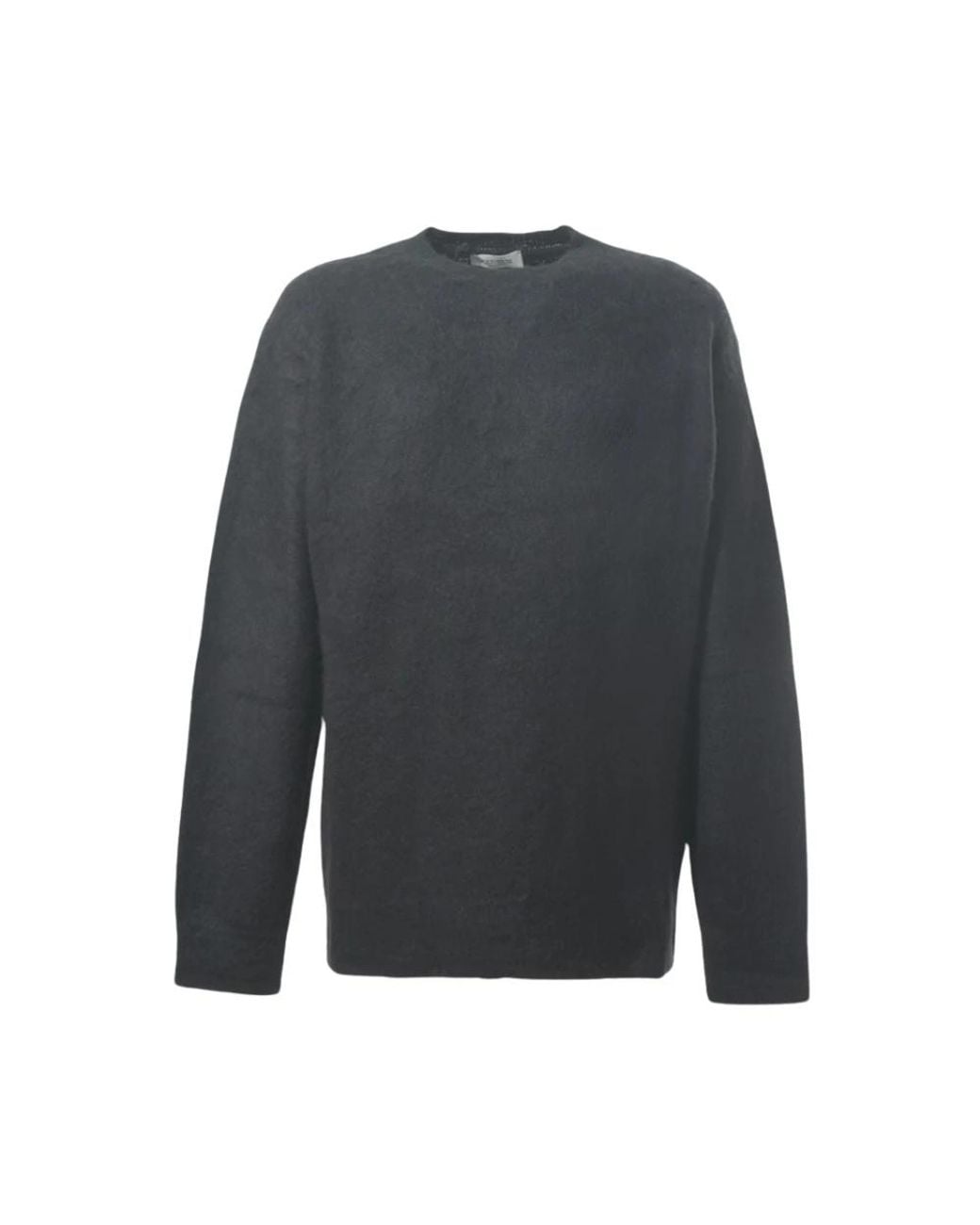 Laneus Gray Round-Neck Knitwear for men