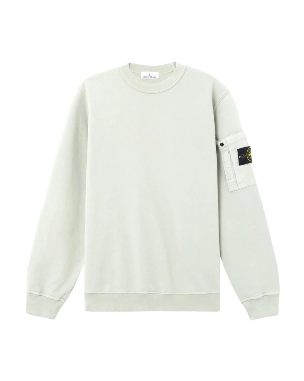 Stone Island White Sweatshirts for men