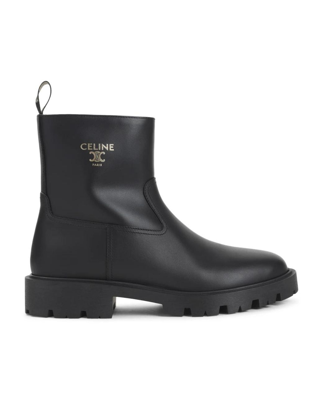 Céline Black Zipped 35 Boots