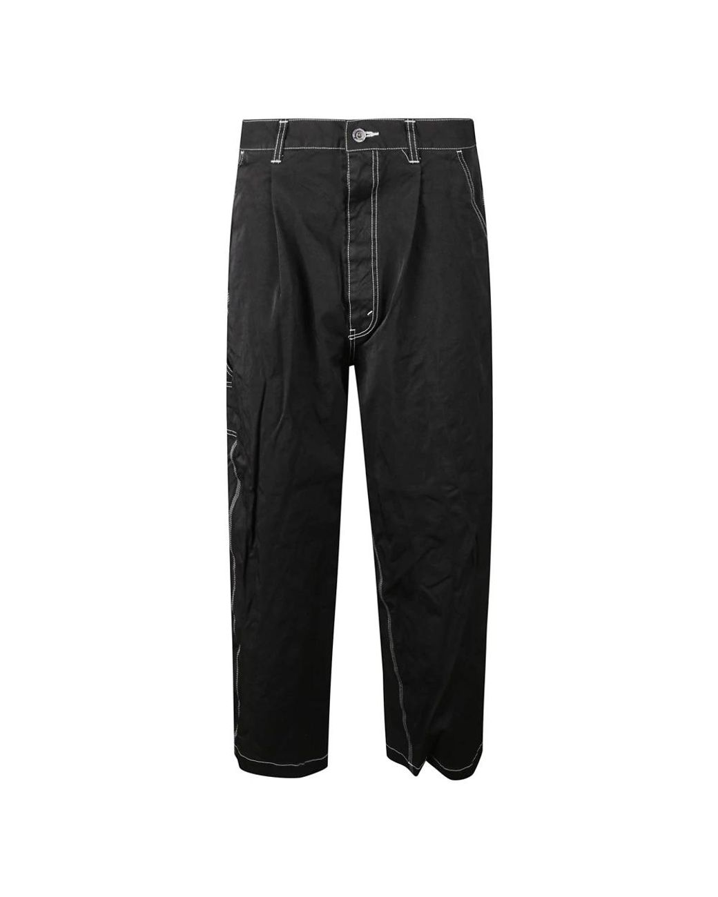 Comme des Garçons Black Straight Trousers for men