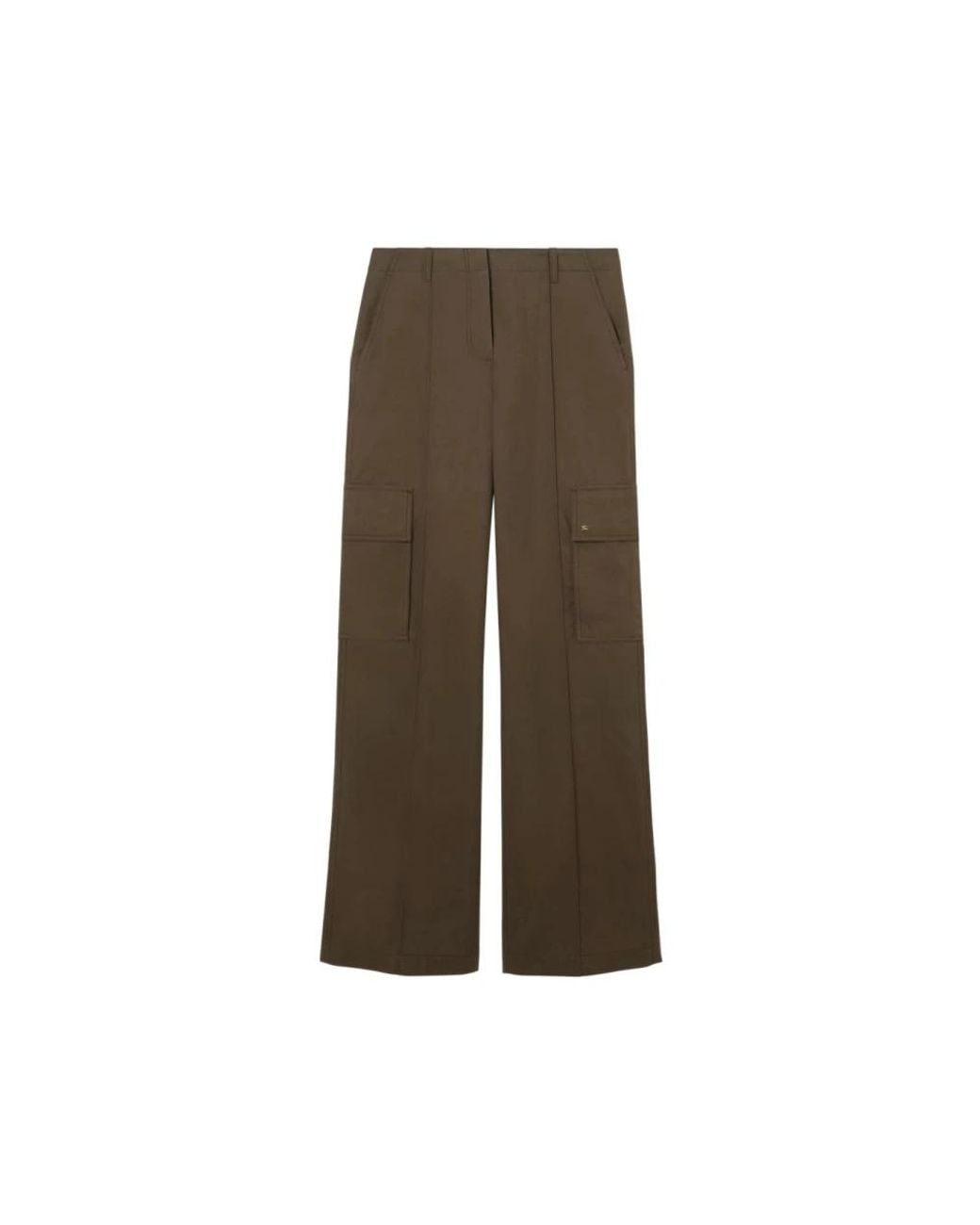 Burberry Brown Wide Trousers