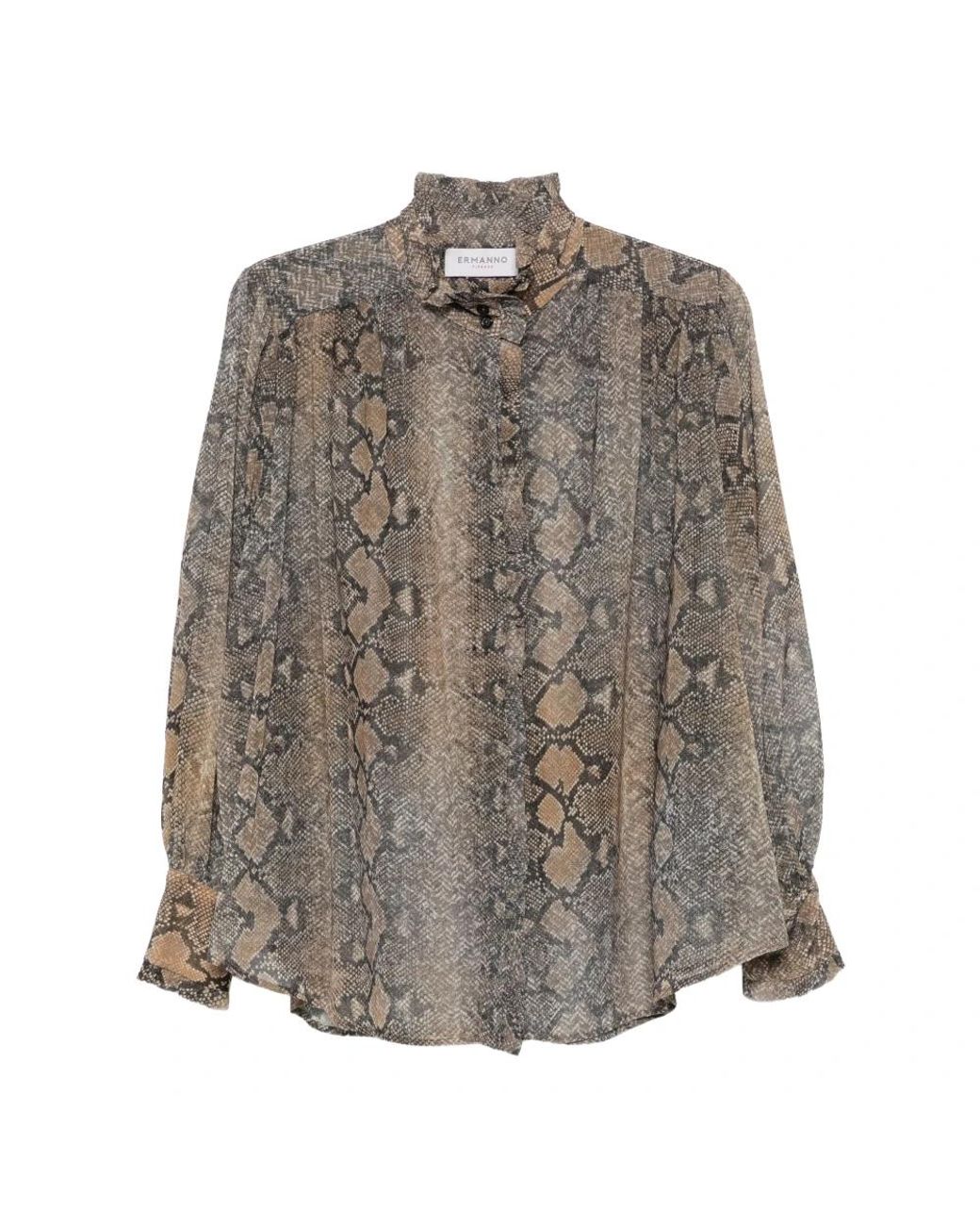 Ermanno Scervino Gray Shirts