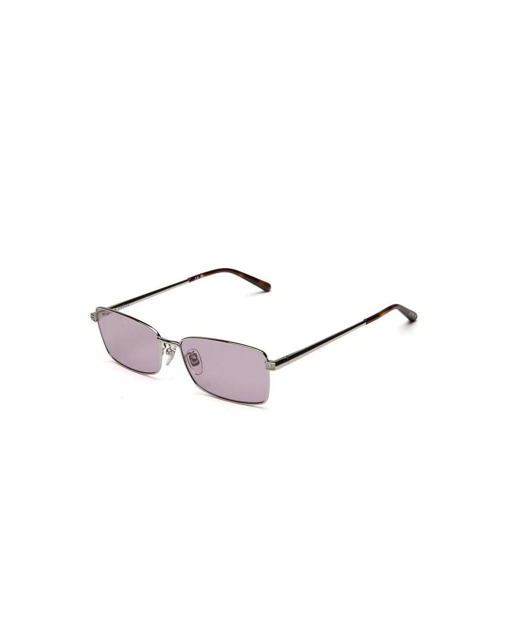 Furla Gray Rechteckige Metallsonnenbrille