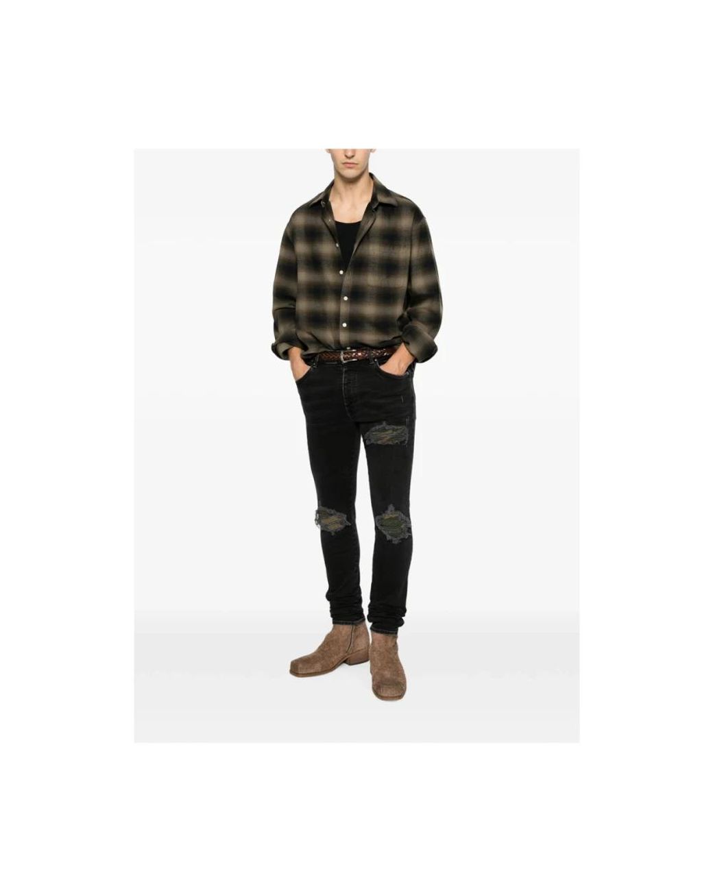 Amiri Black Denim for men