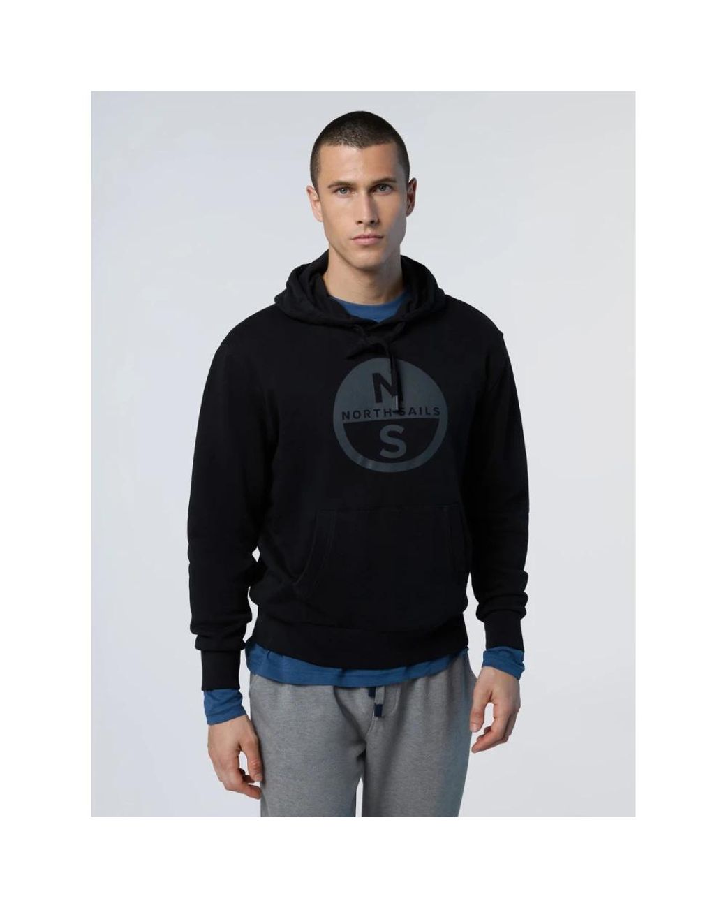 North Sails Black Hoodies for men