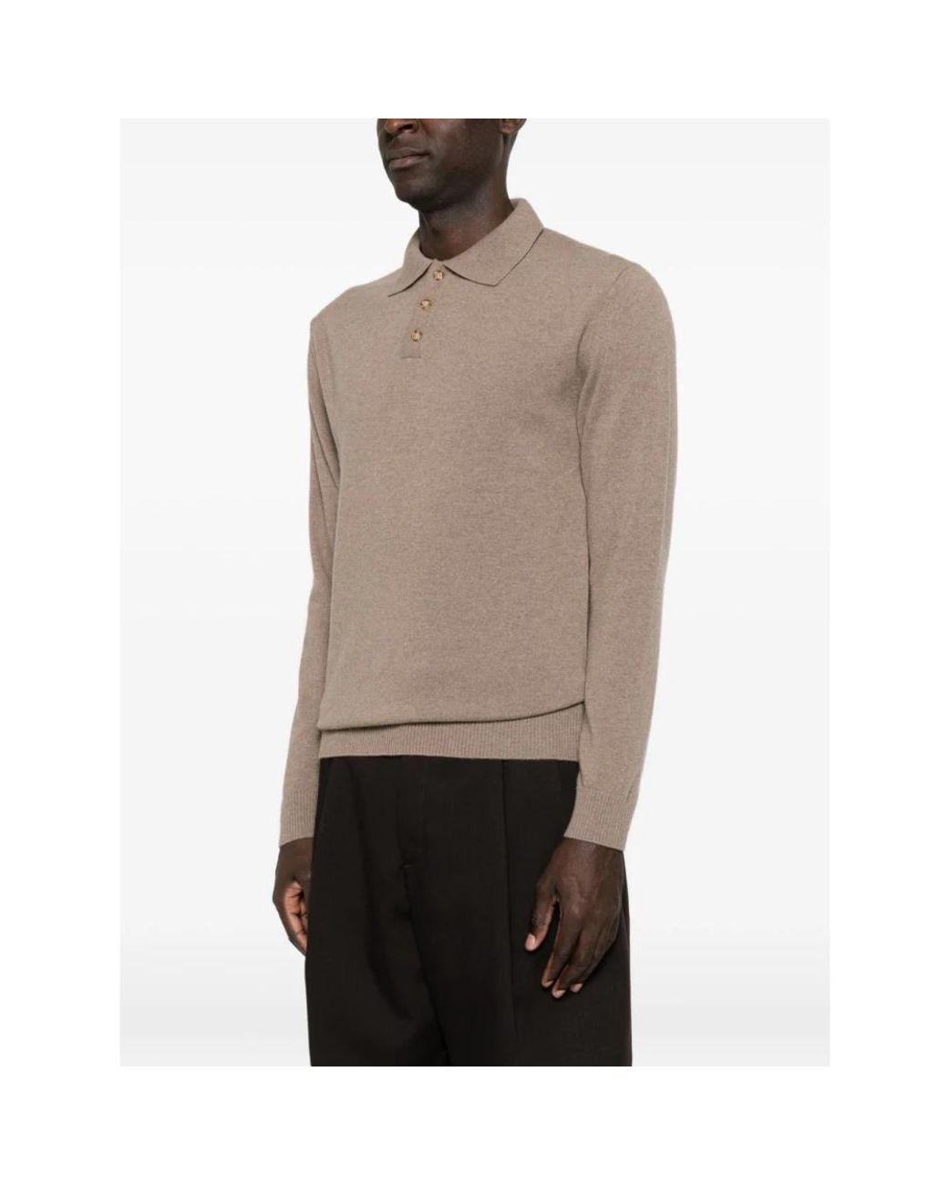 Daniele Fiesoli Brown Polo Shirts for men