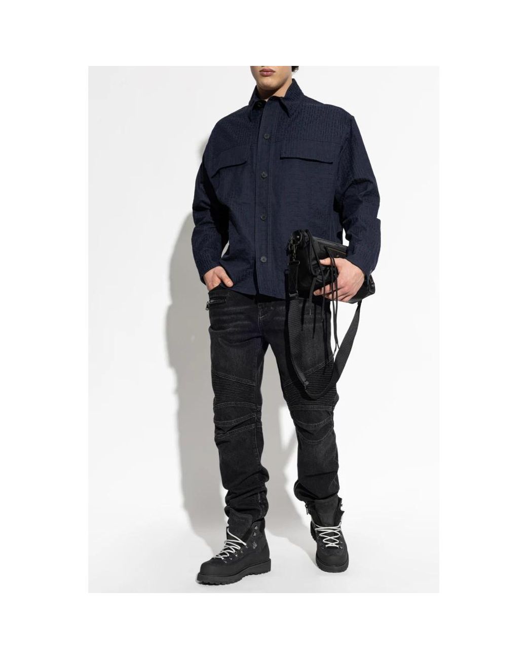 Light Jackets di Balmain in Blue da Uomo