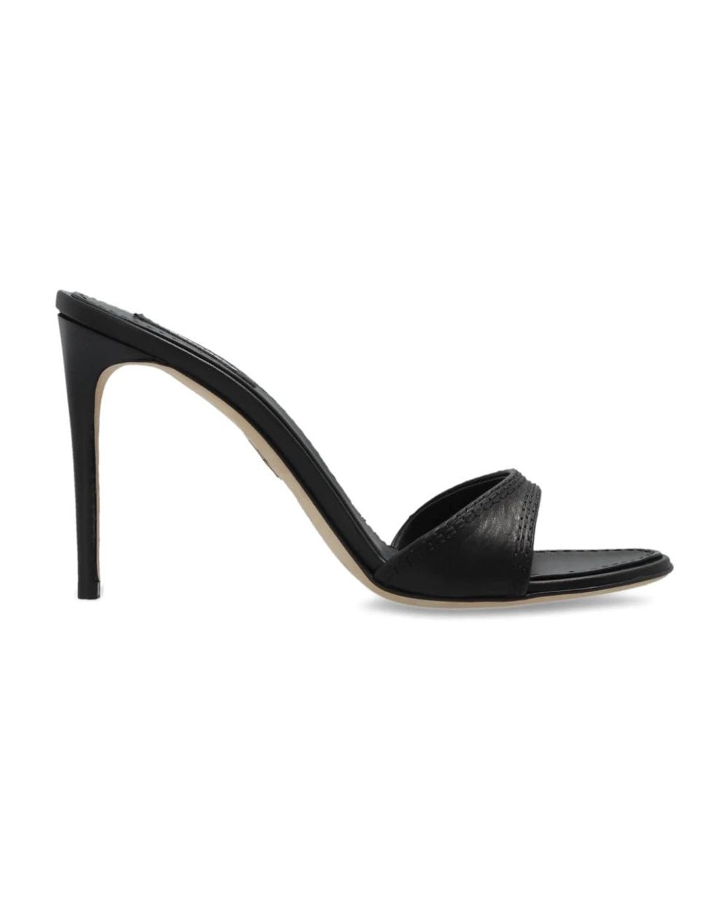 DSquared² Black Heeled Mules