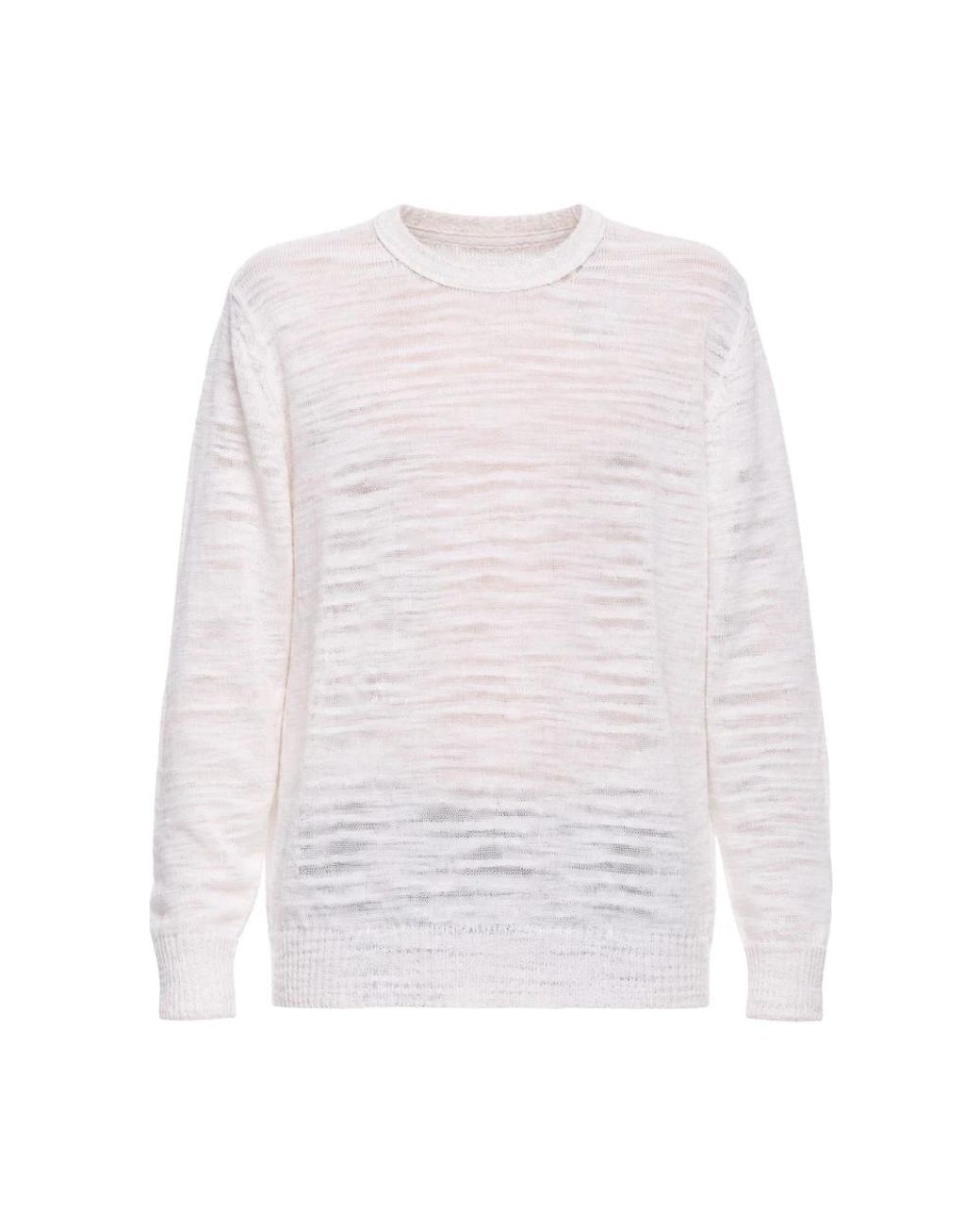 ATOMOFACTORY White Round-Neck Knitwear for men