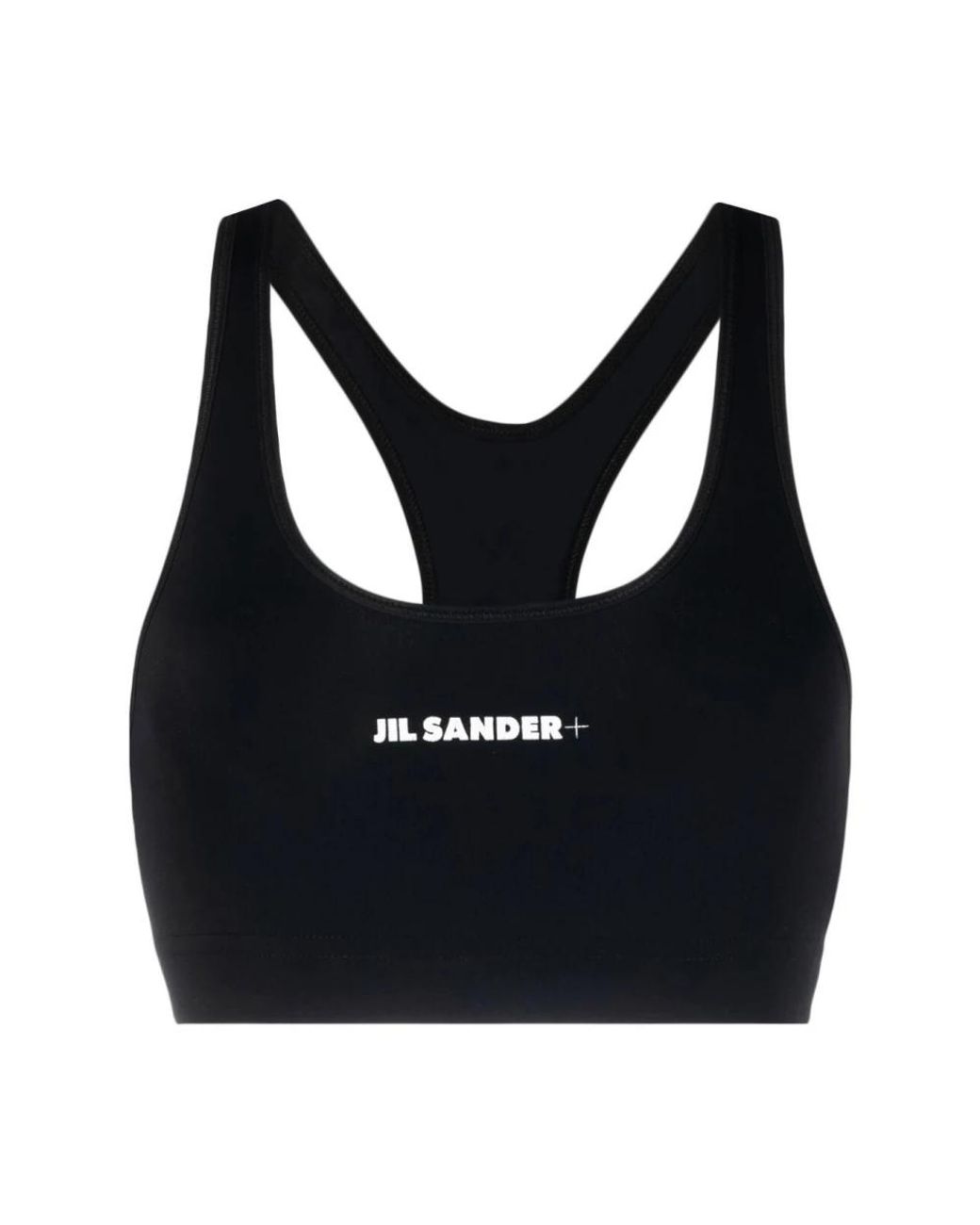 Jil Sander Black Sleeveless Tops